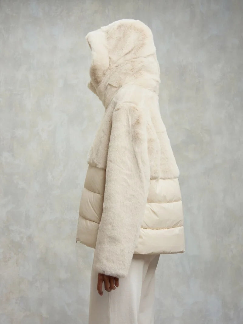 Piumino Fanevil con ecopelliccia