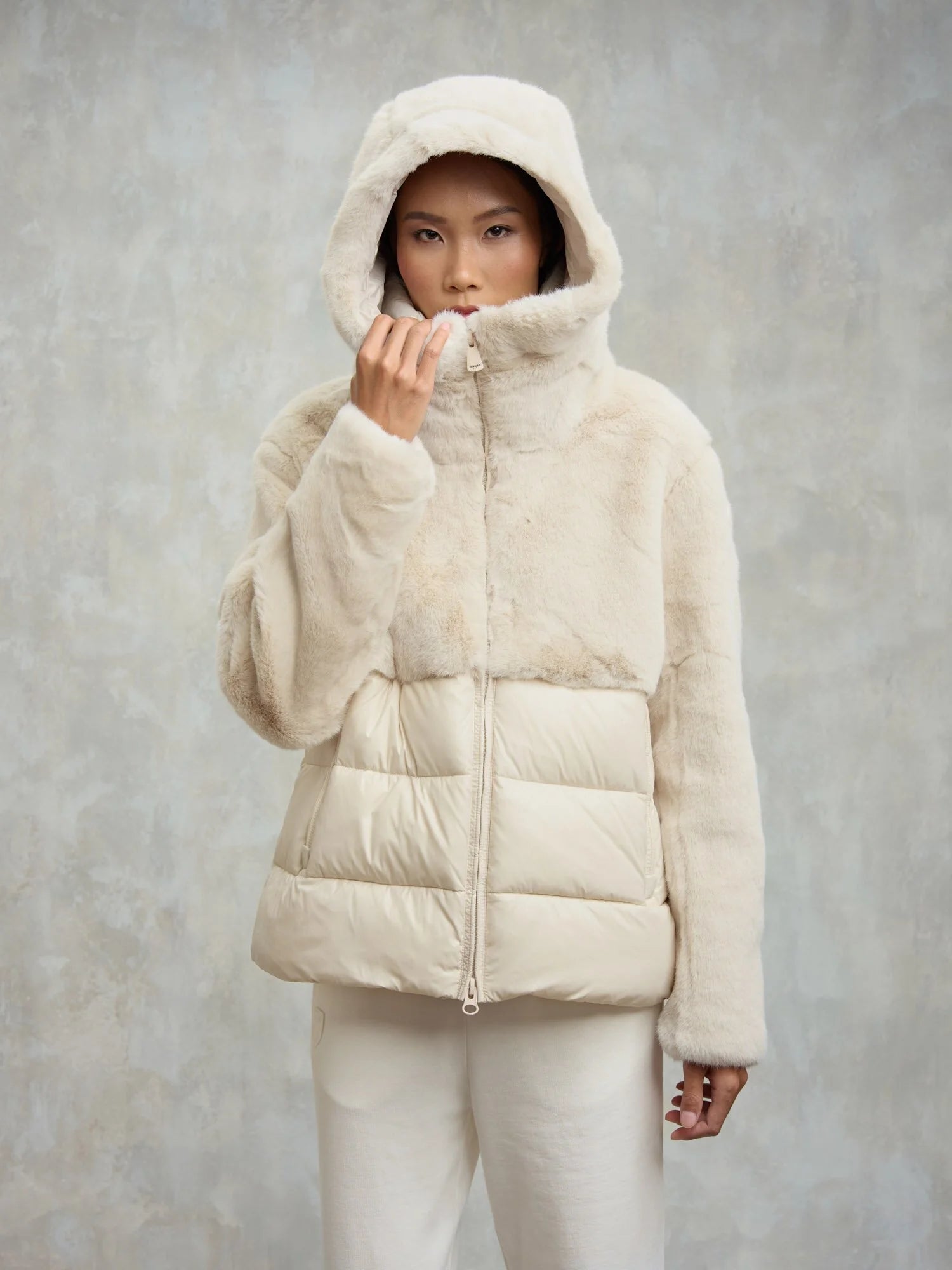 Piumino Fanevil con ecopelliccia