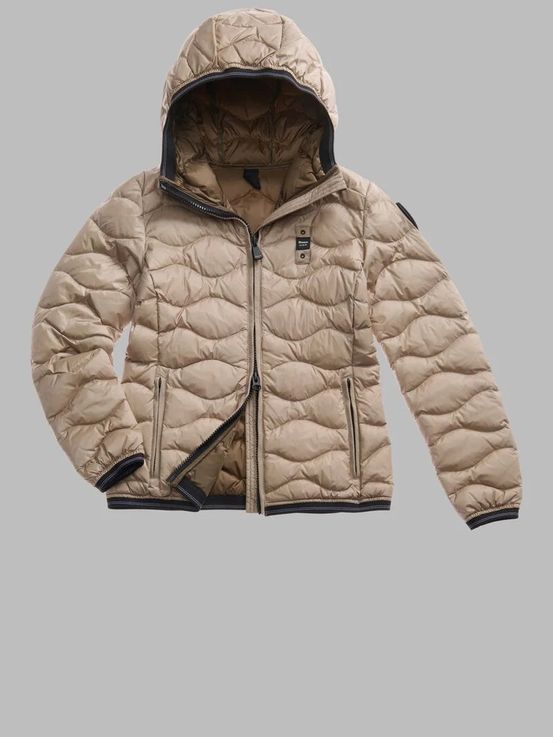 Piumino ad onde Camelia