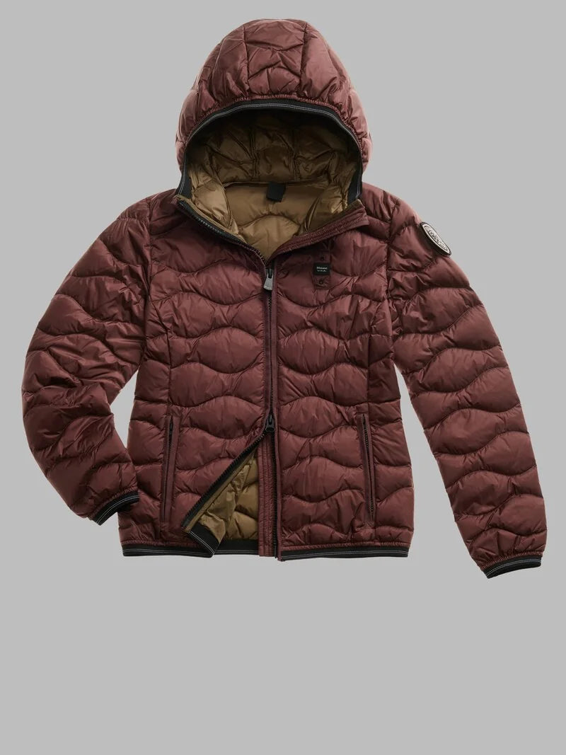 Piumino ad onde Camelia