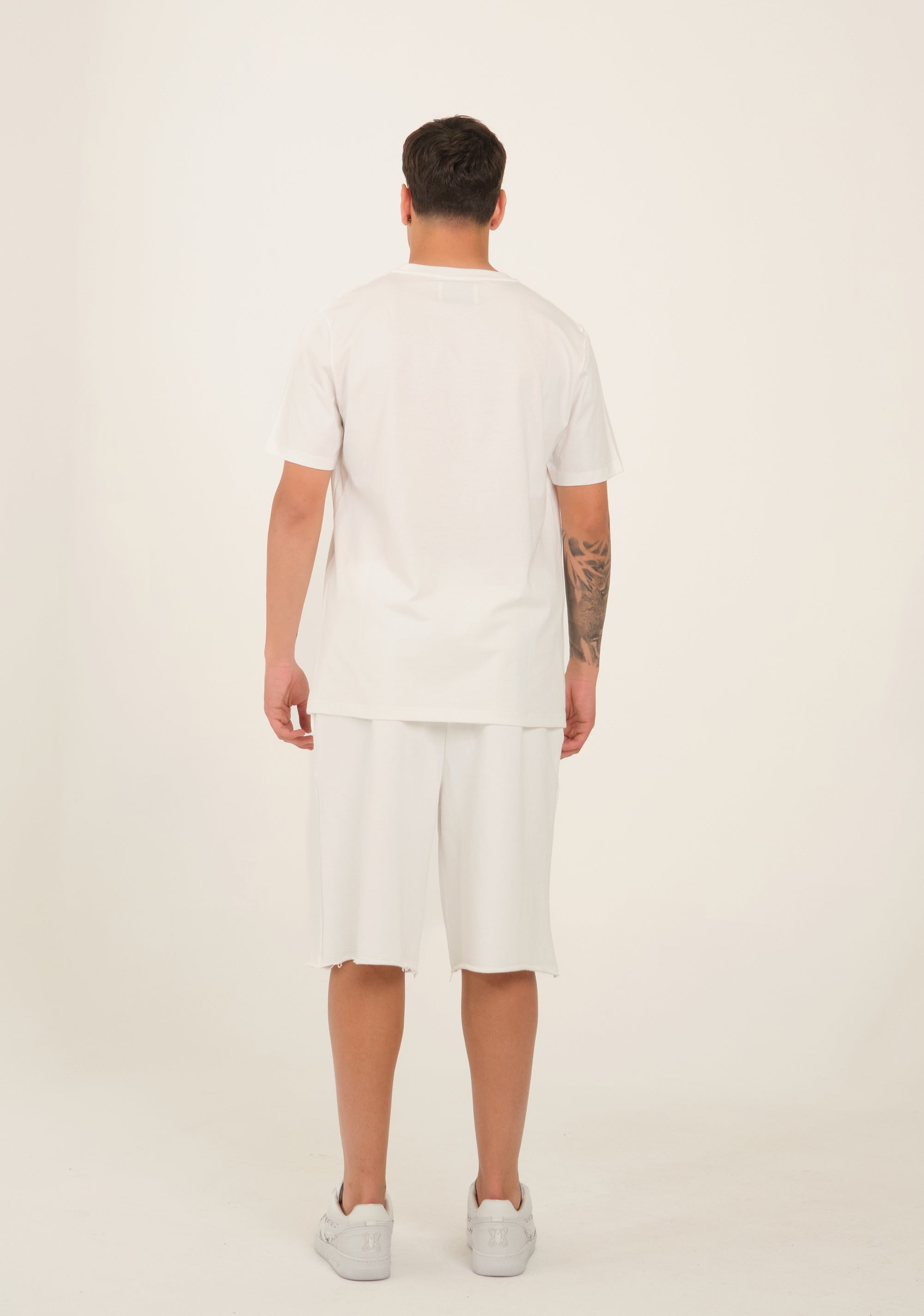 T-shirt con Bandiera USA Ricamata