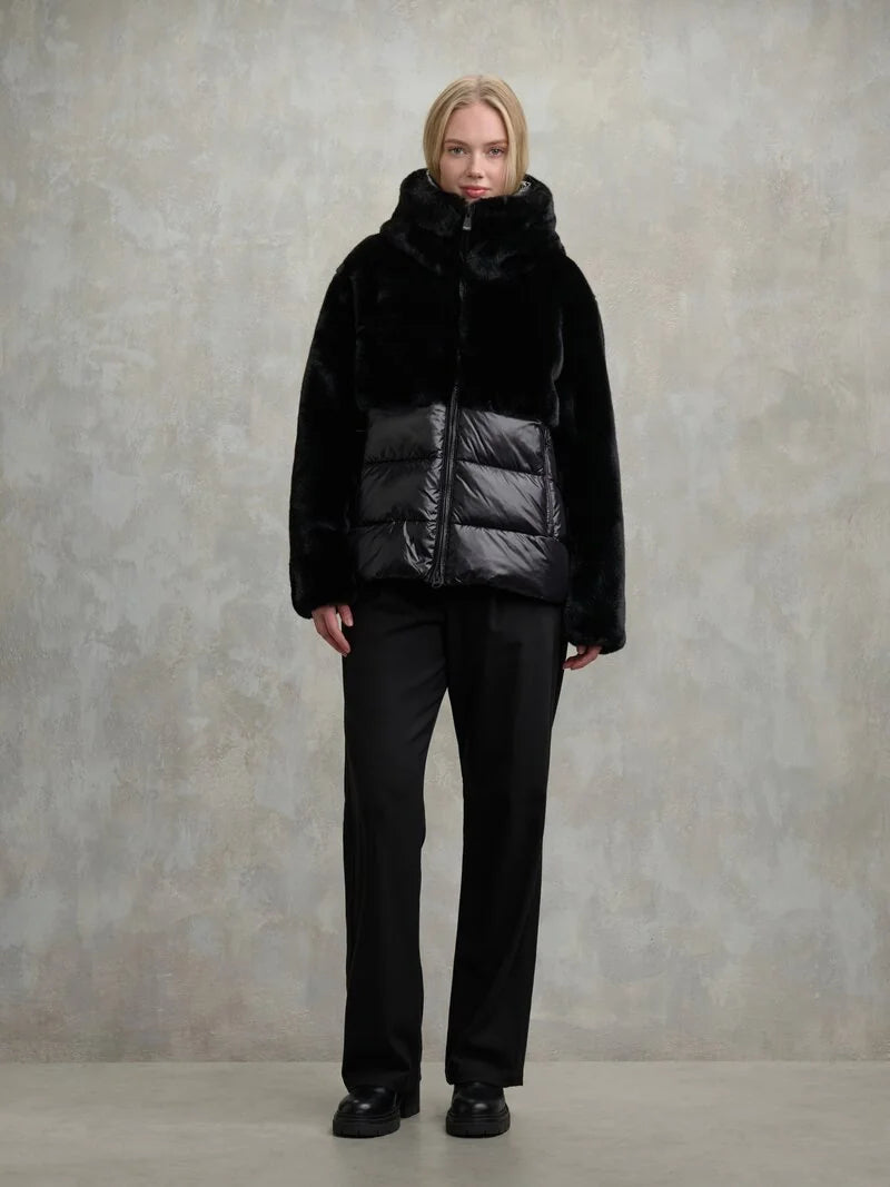 Piumino Fanevil con ecopelliccia