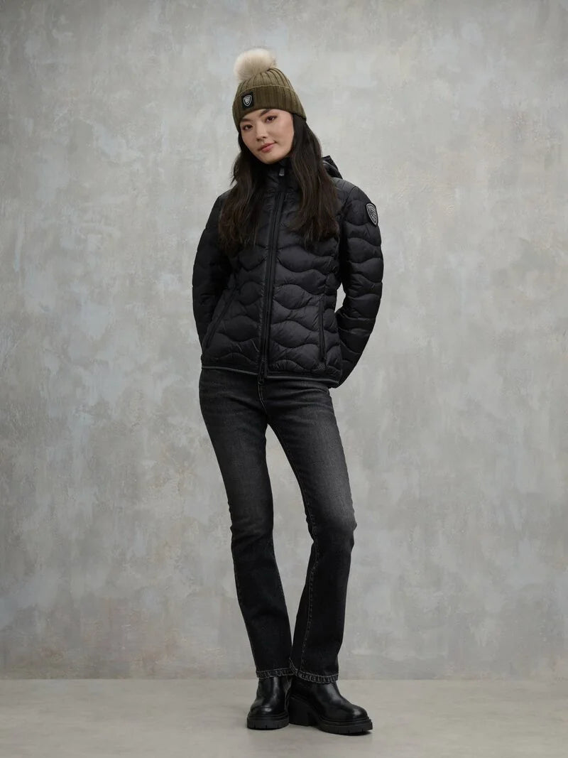 Piumino ad onde Camelia