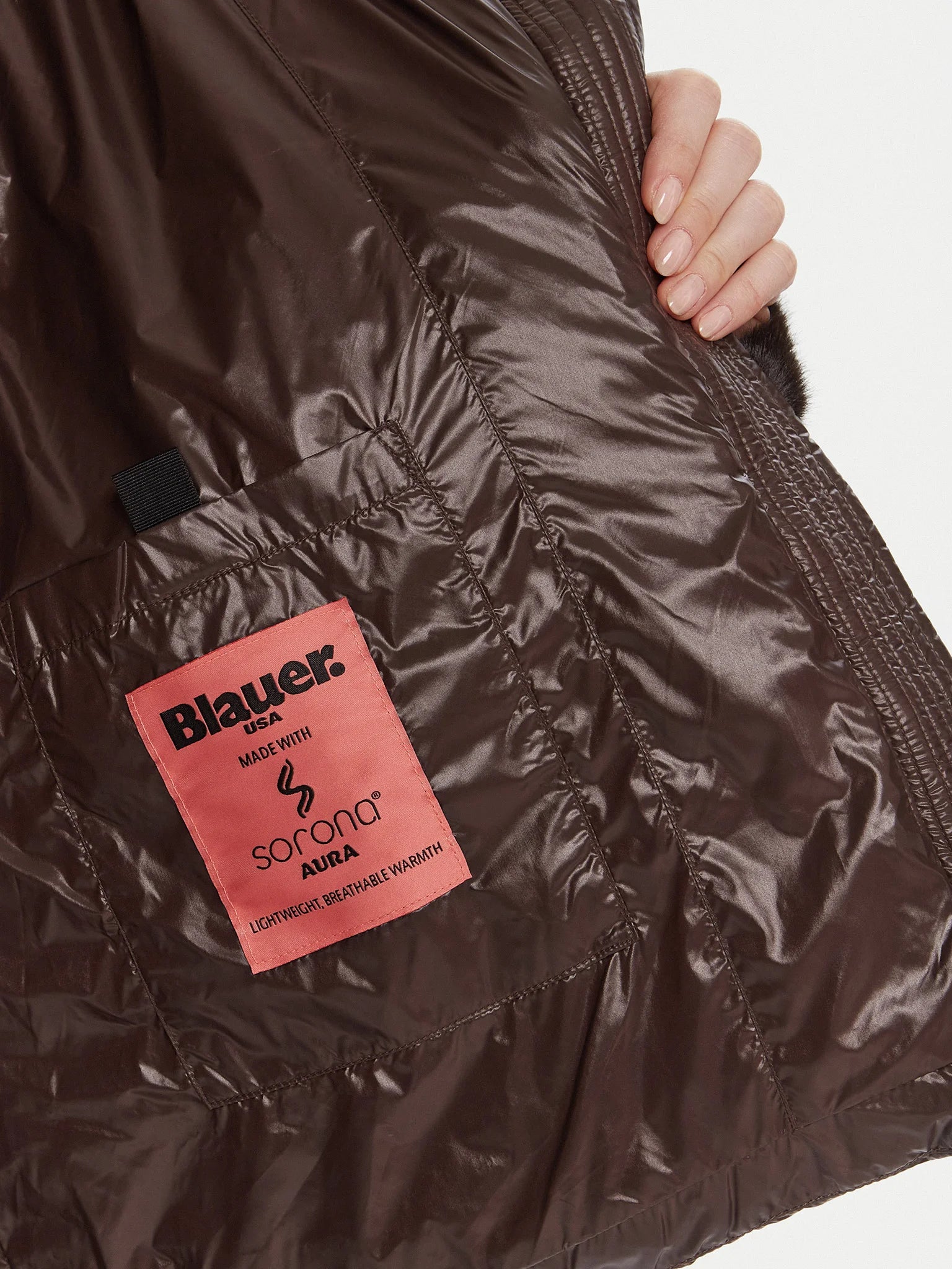 Piumino Fanevil con ecopelliccia