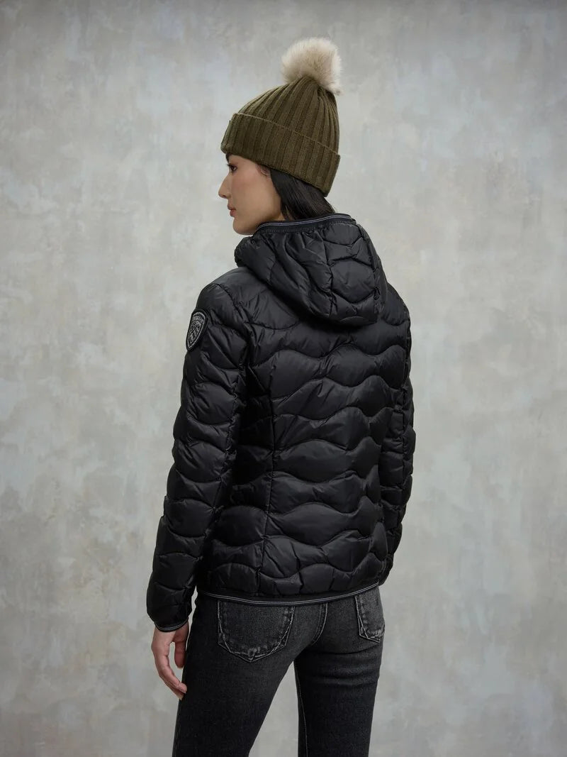 Piumino ad onde Camelia