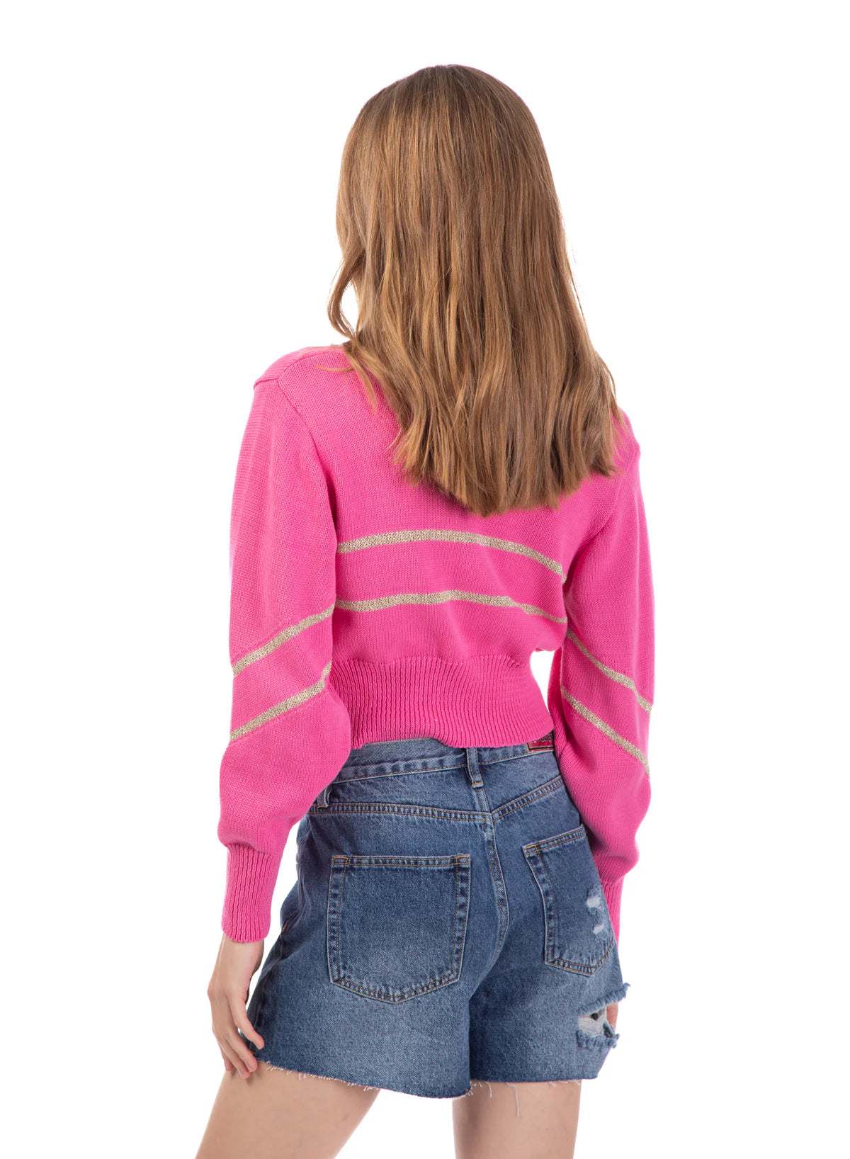 Cardigan a righe