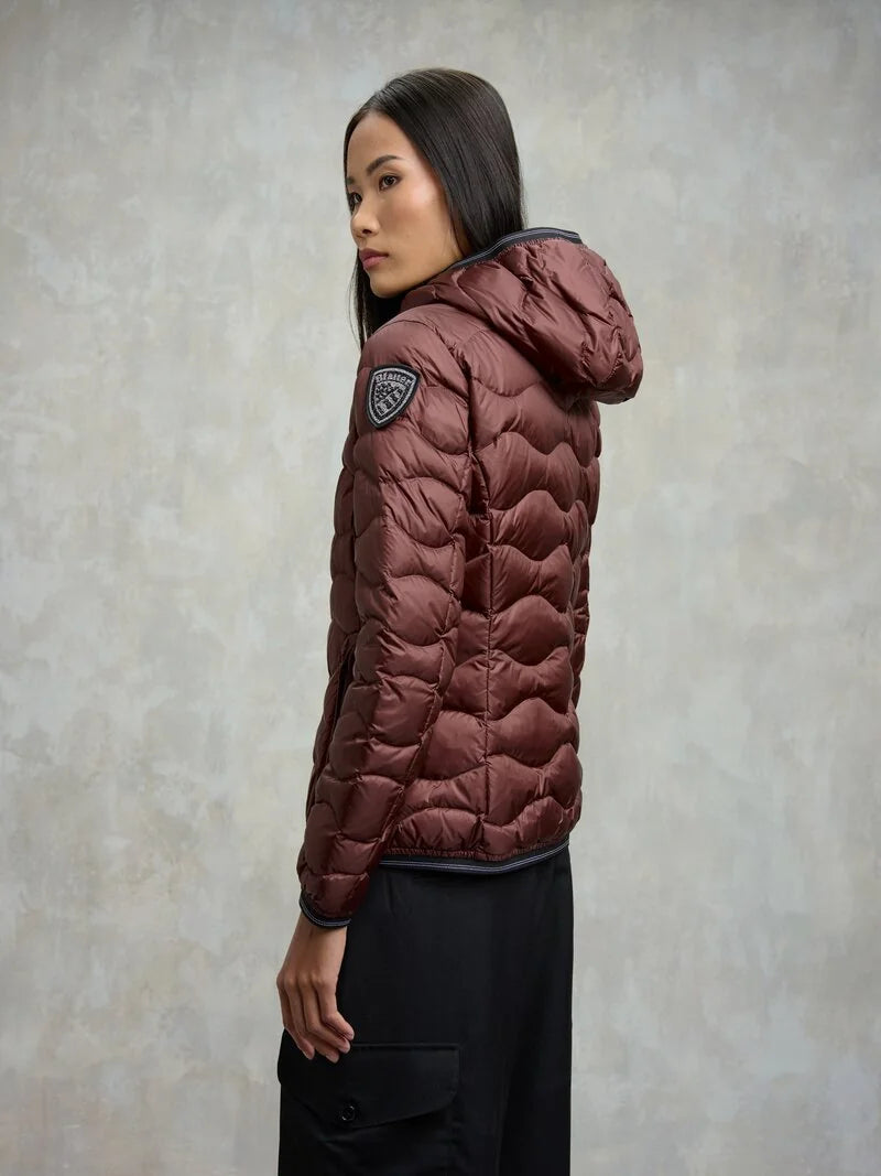 Piumino ad onde Camelia