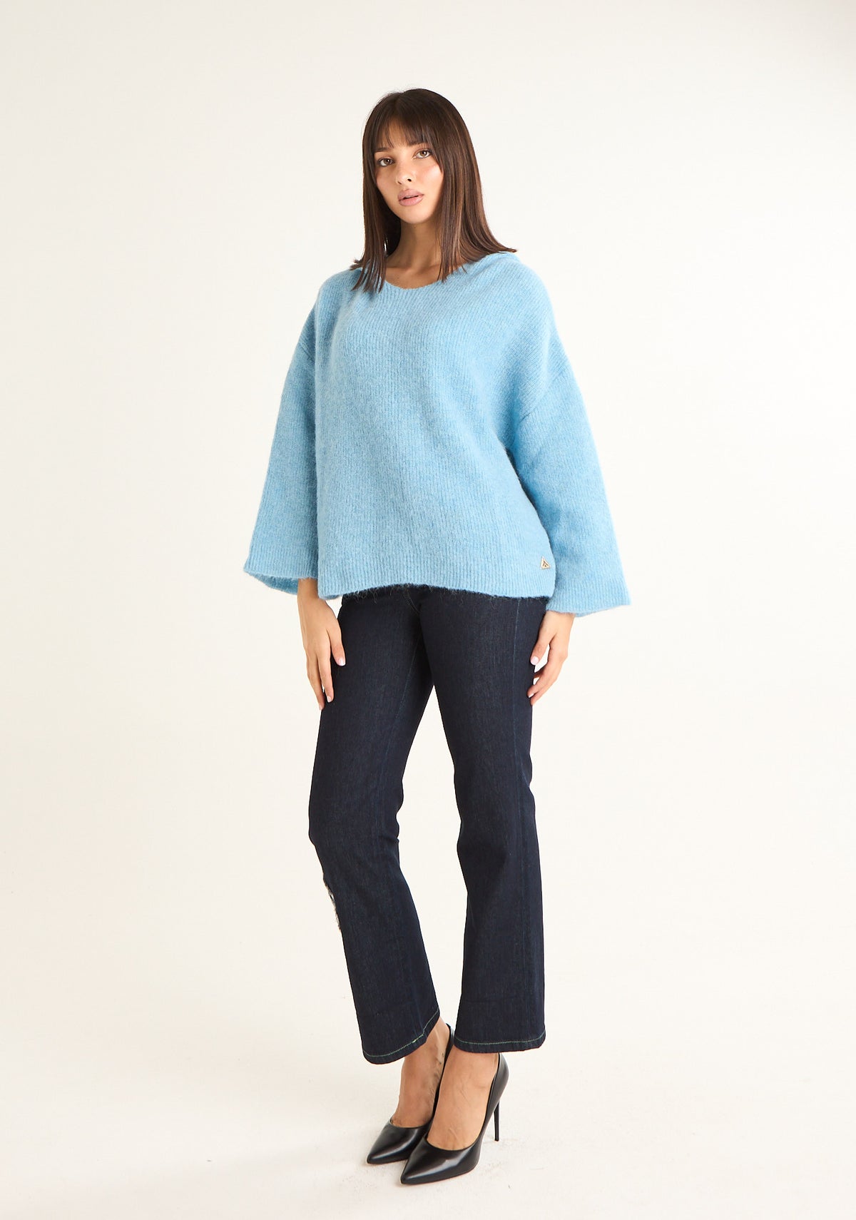 Jeans con ricami