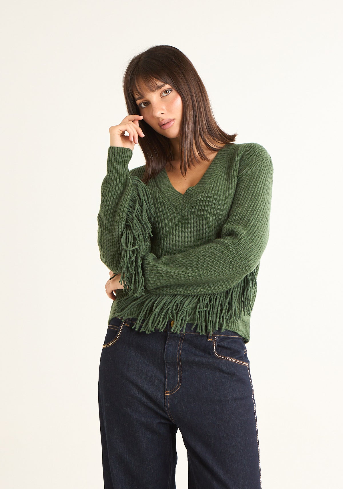 Maglia con frange