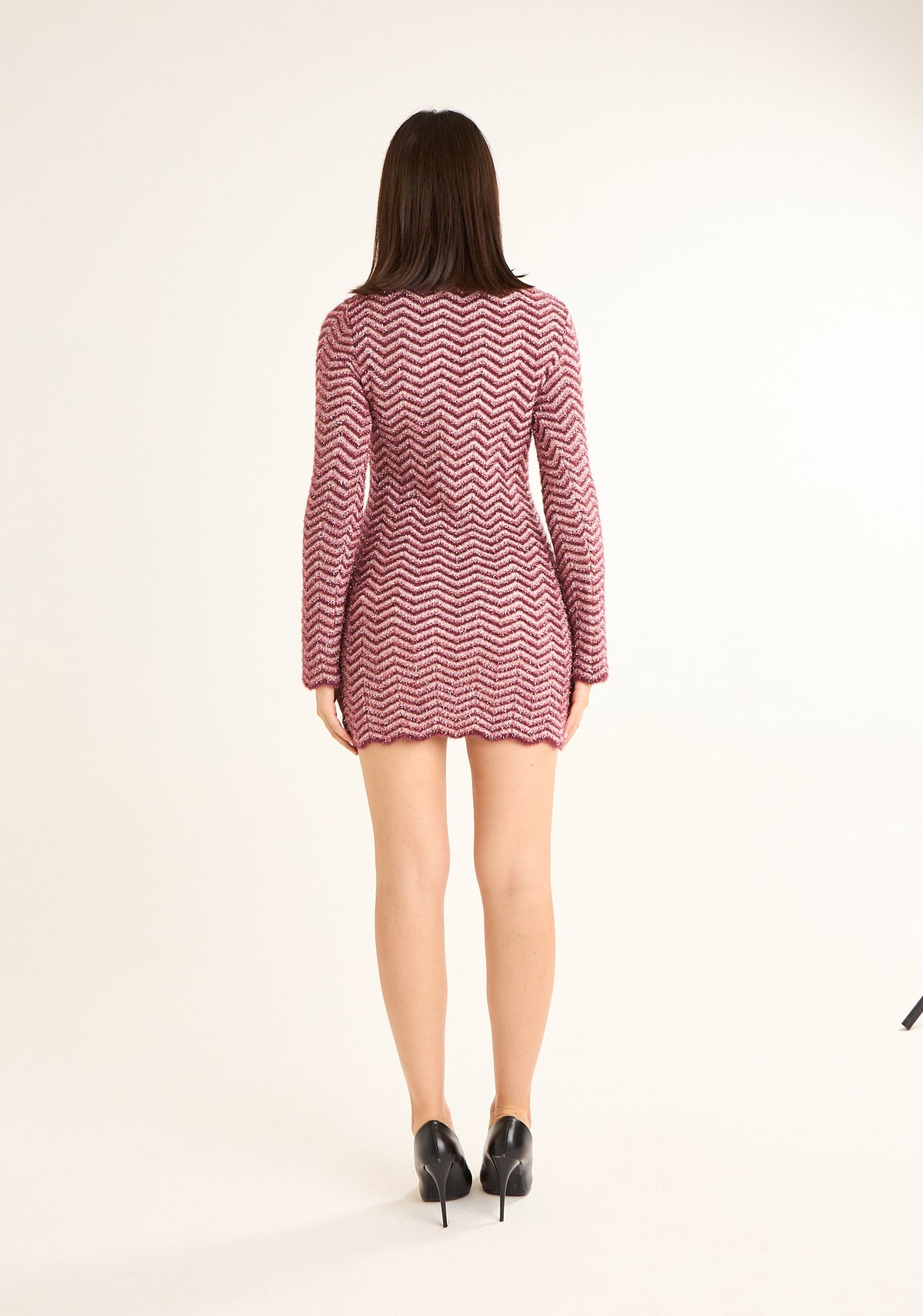 Abito tubino corto lurex