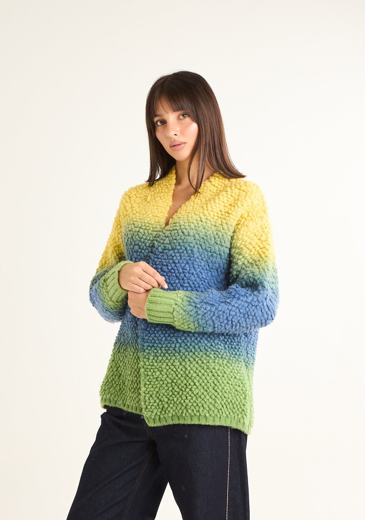Cappotto in punto pelliccia