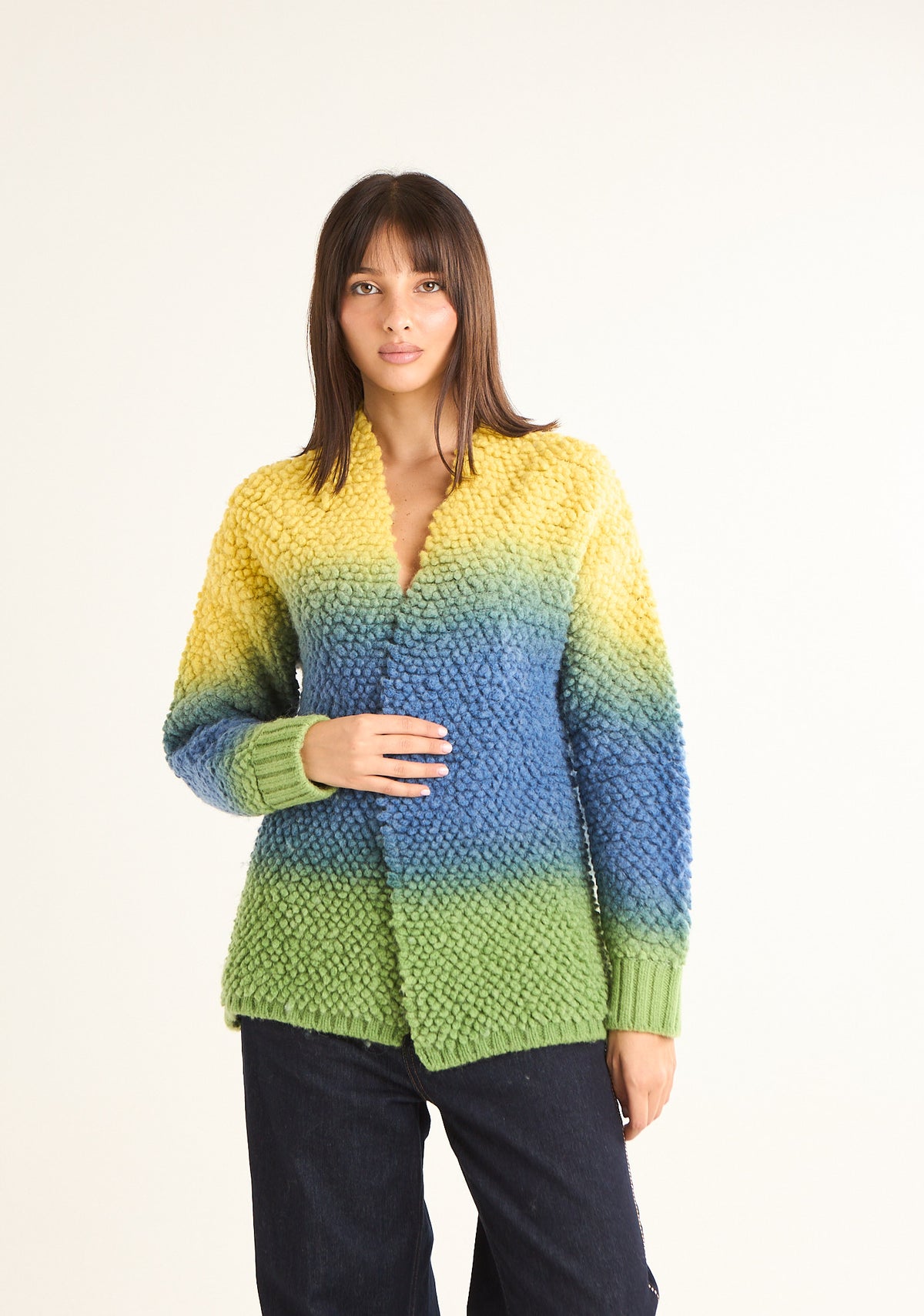 Cappotto in punto pelliccia