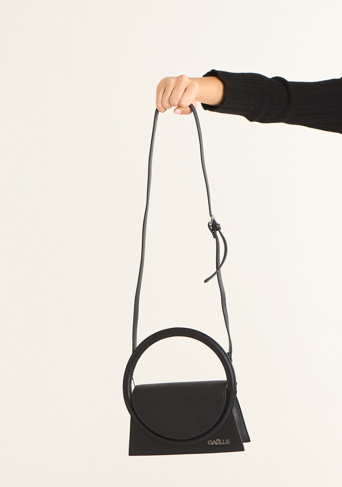 Borsa mini a mano in saffiano