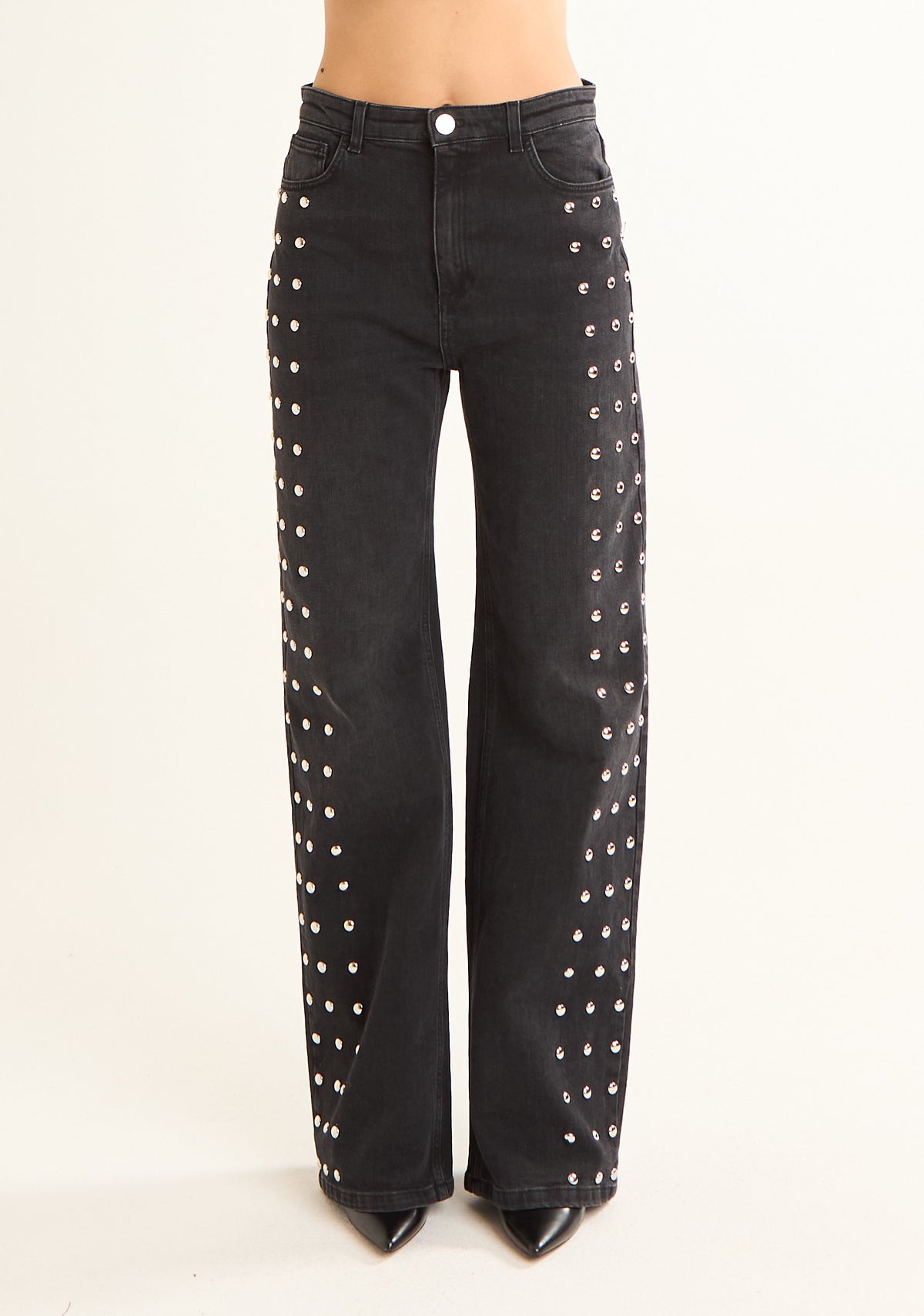Jeans borchiato