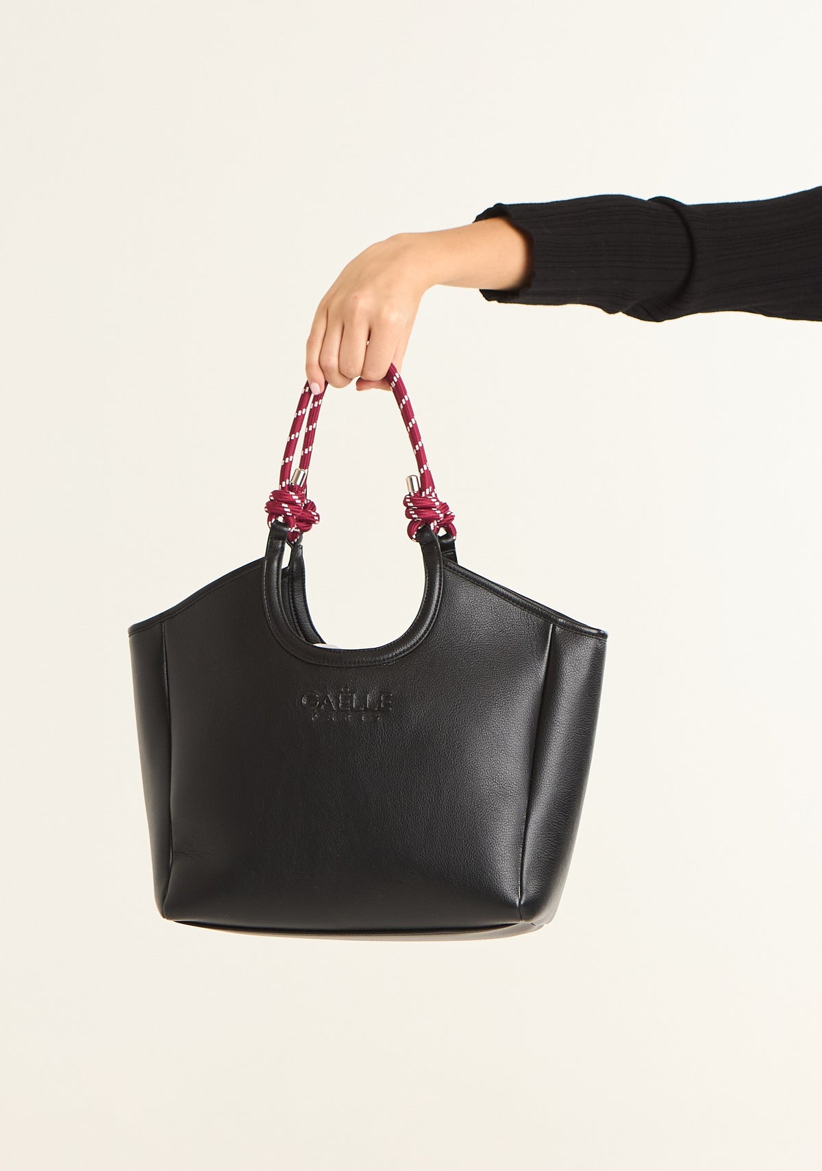 Borsa shopper con manici in corda