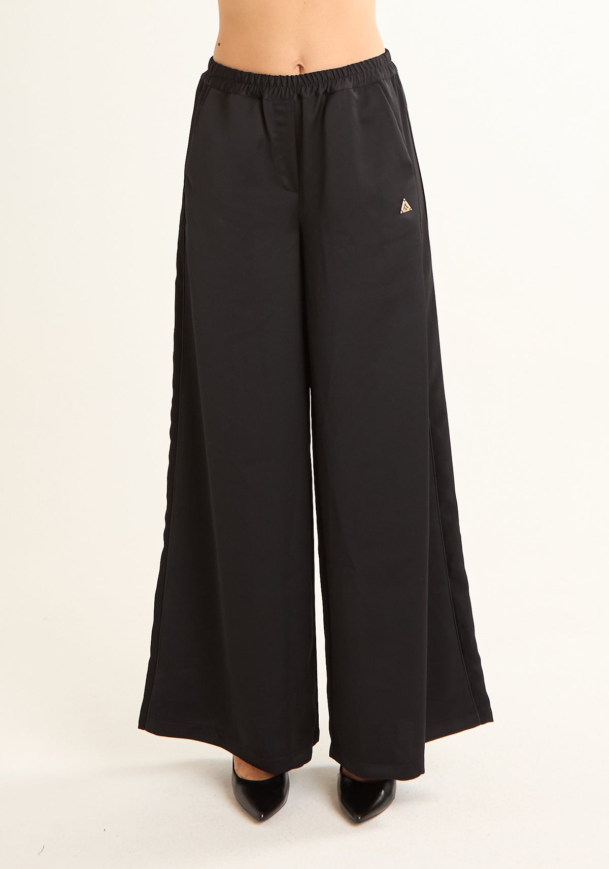 Pantalone in enver satin