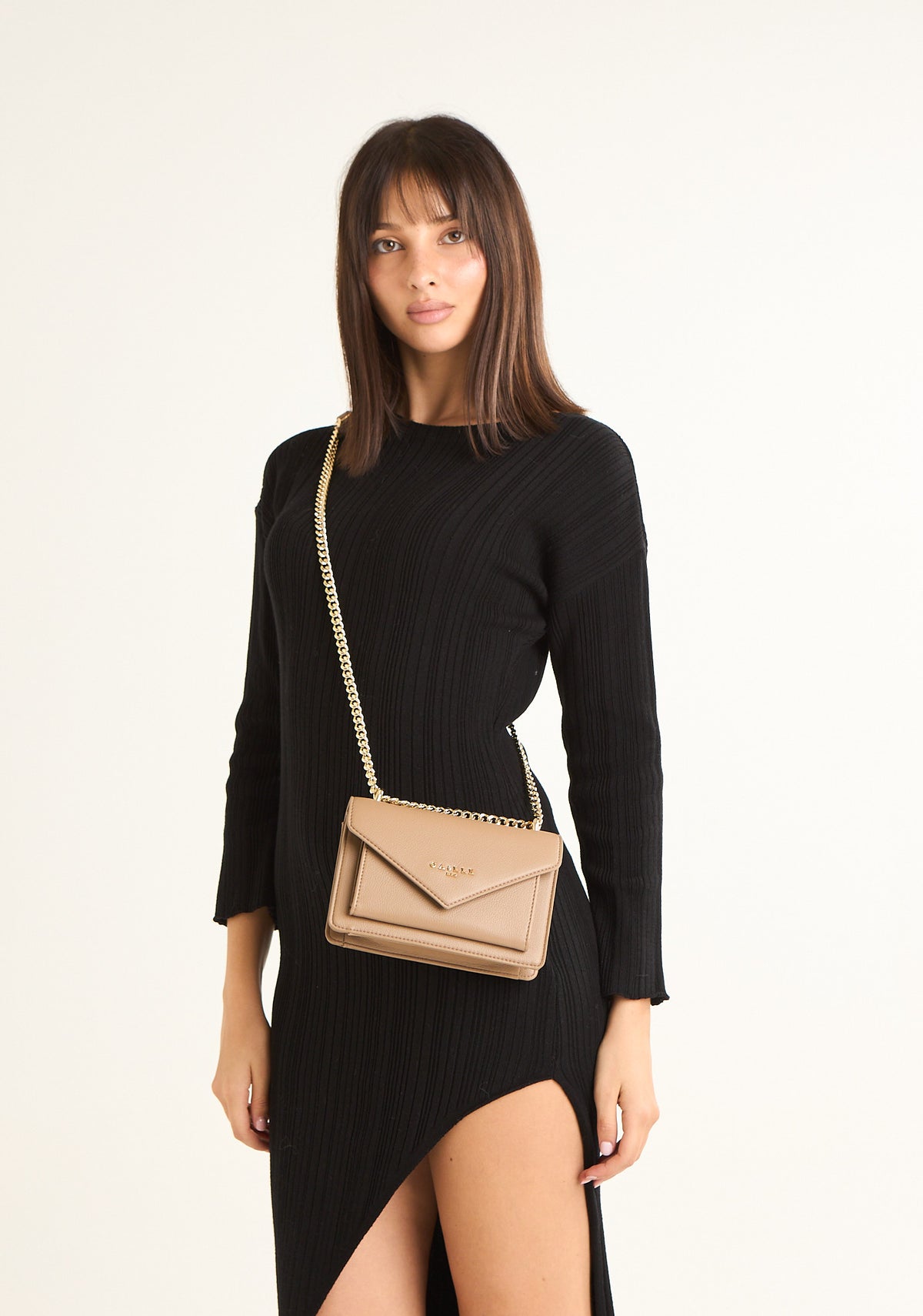 Borsa mini con patta a bustina
