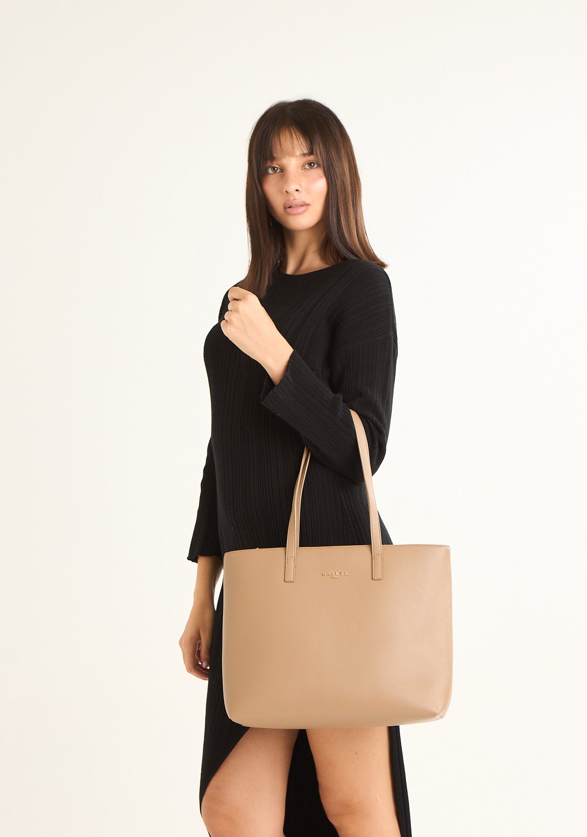 Borsa maxi shopper in bottolato