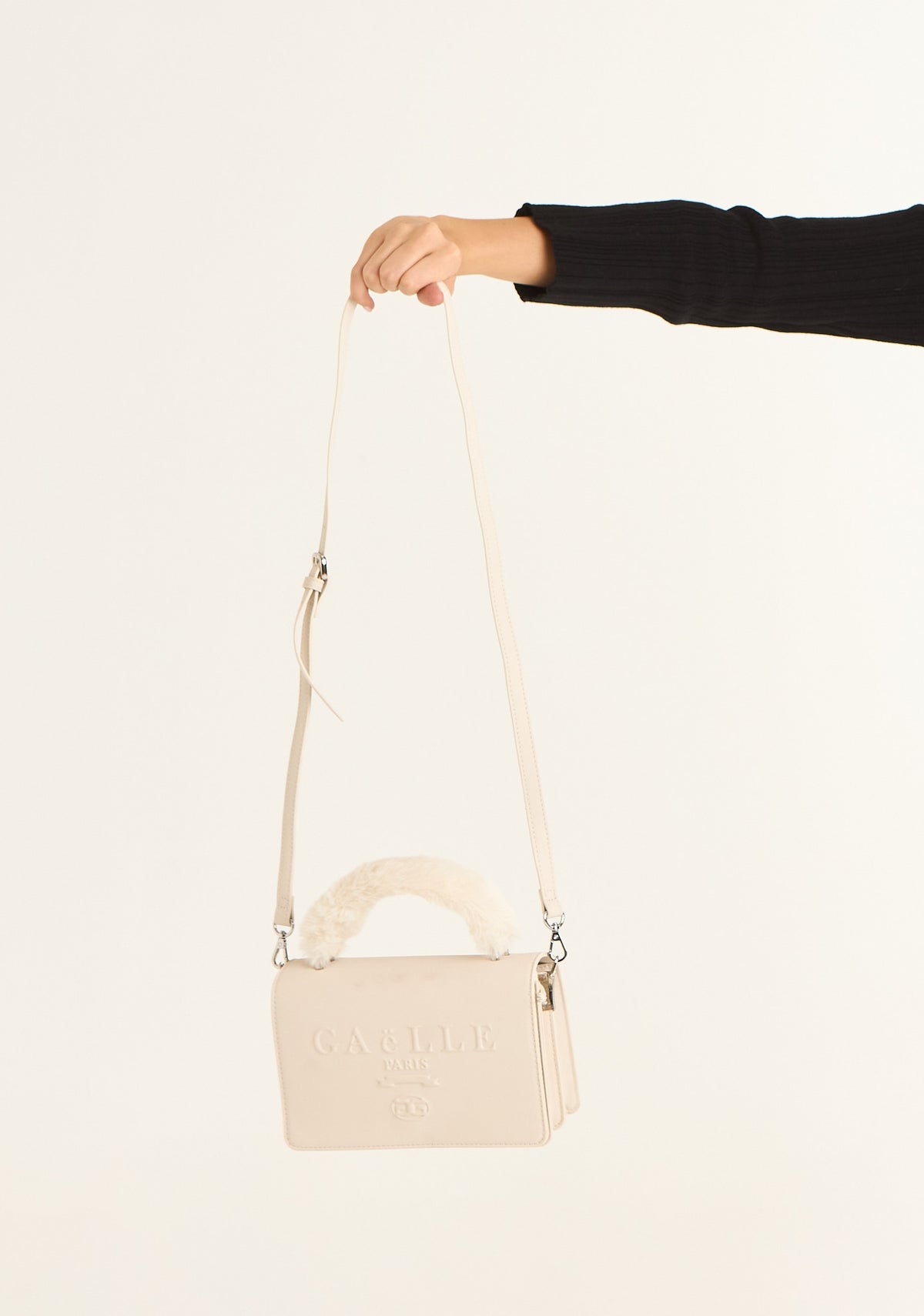 Borsa mini con manico in ecofur