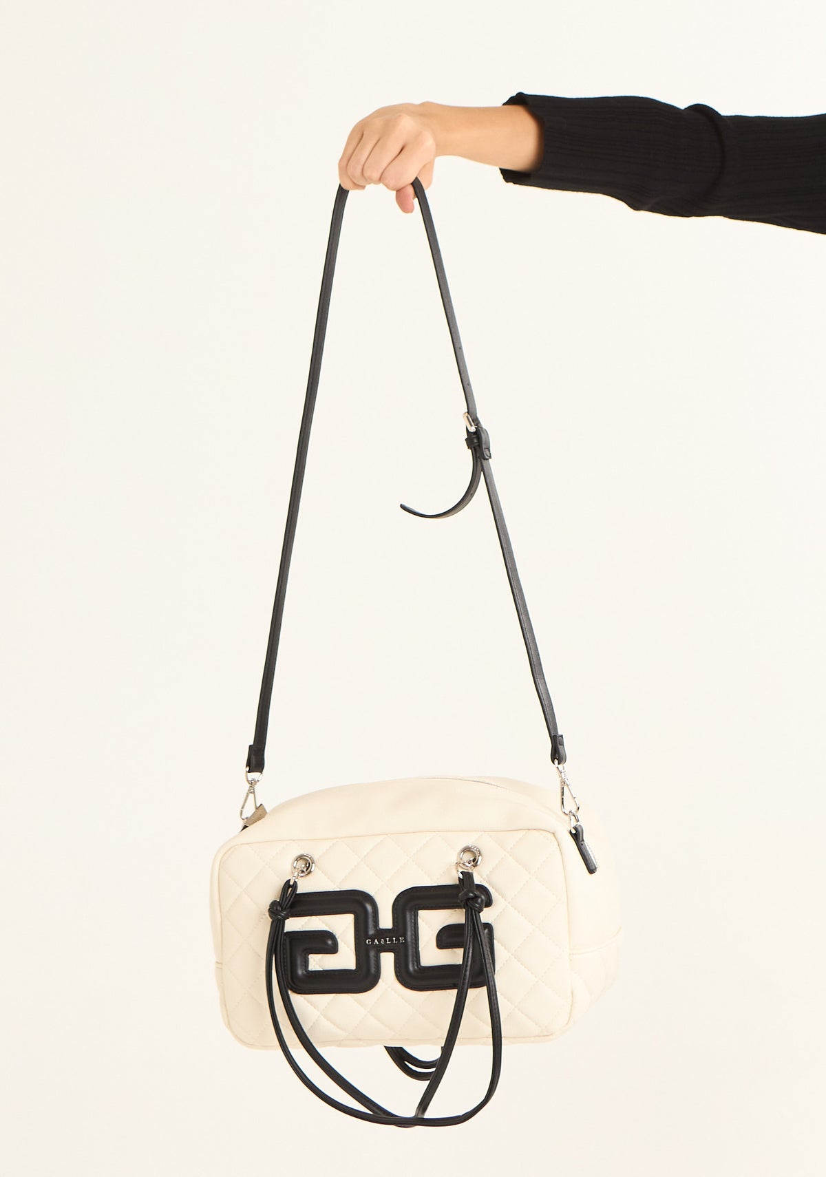 Borsa regular matelasse' con logo
