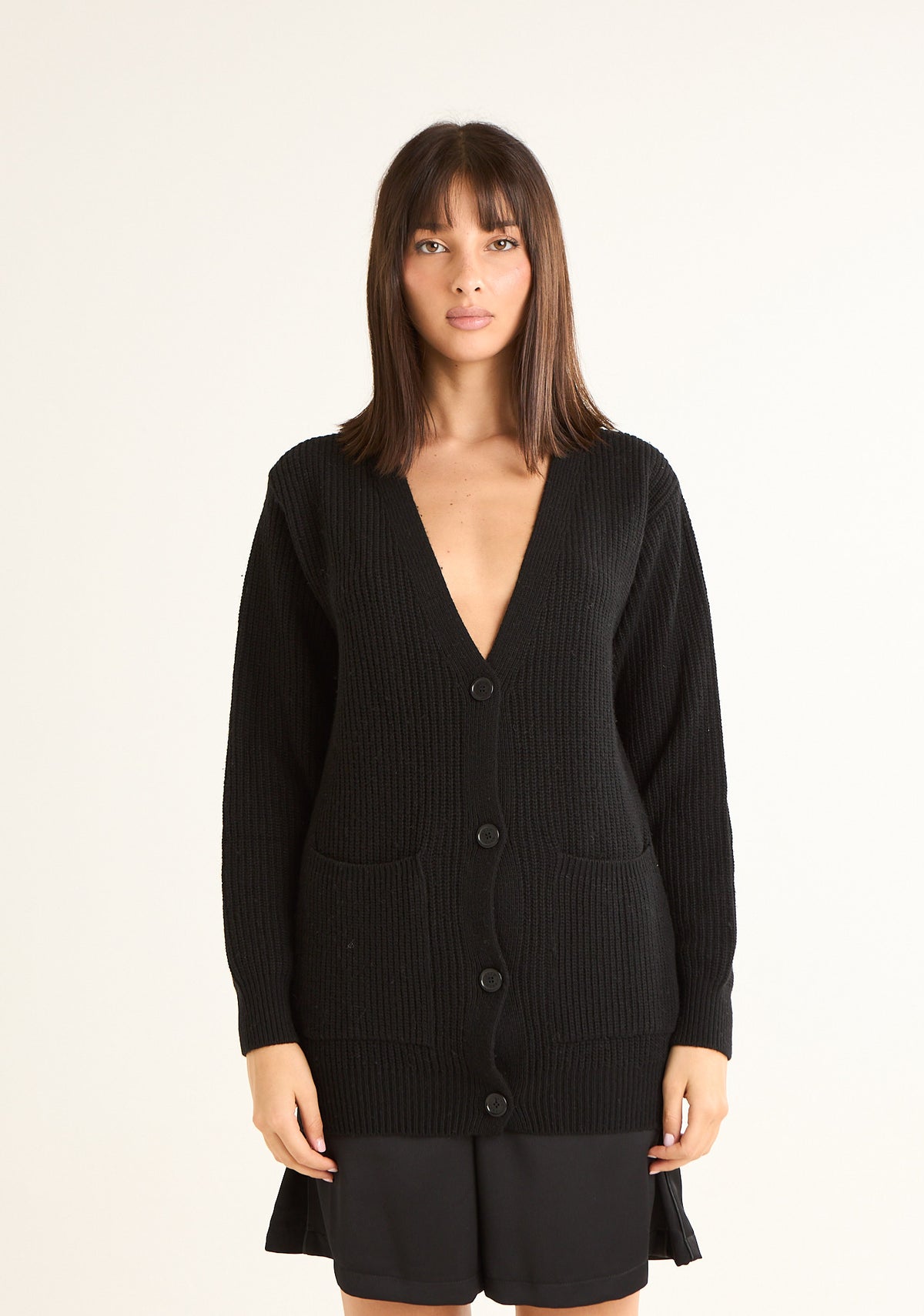 Cardigan con frange