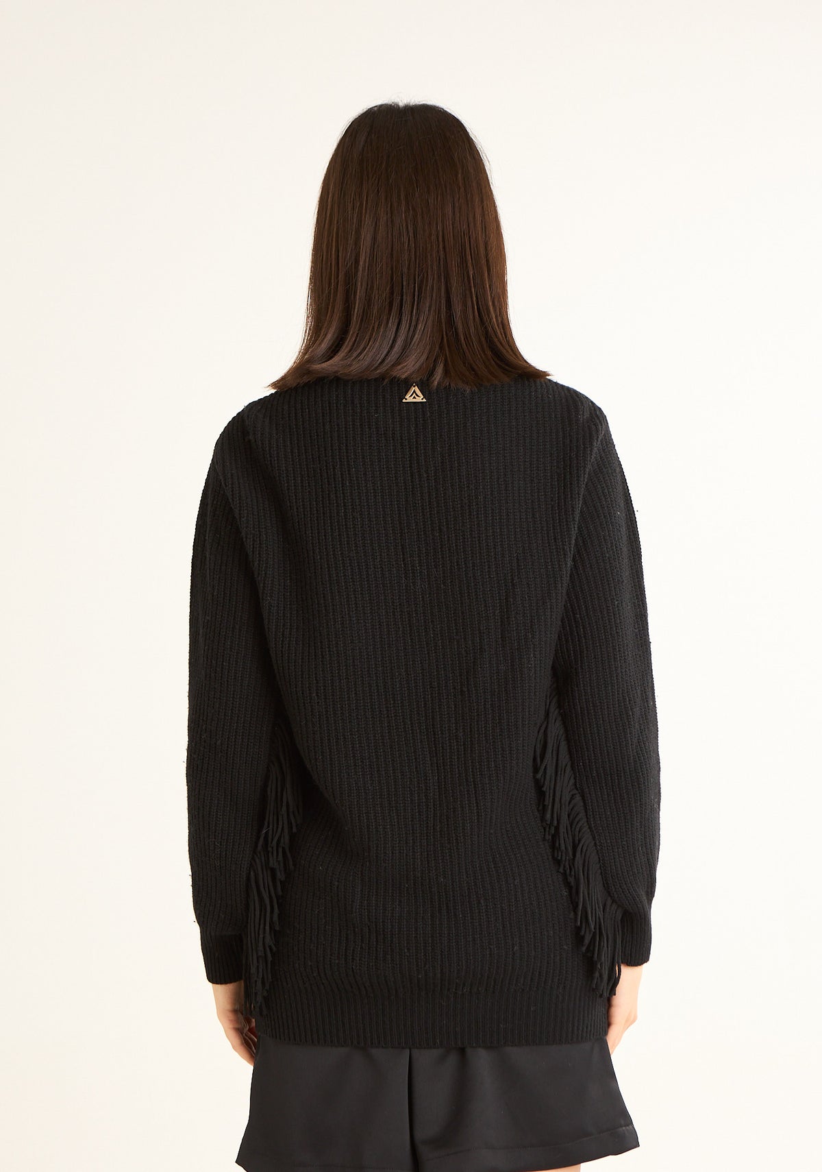 Cardigan con frange