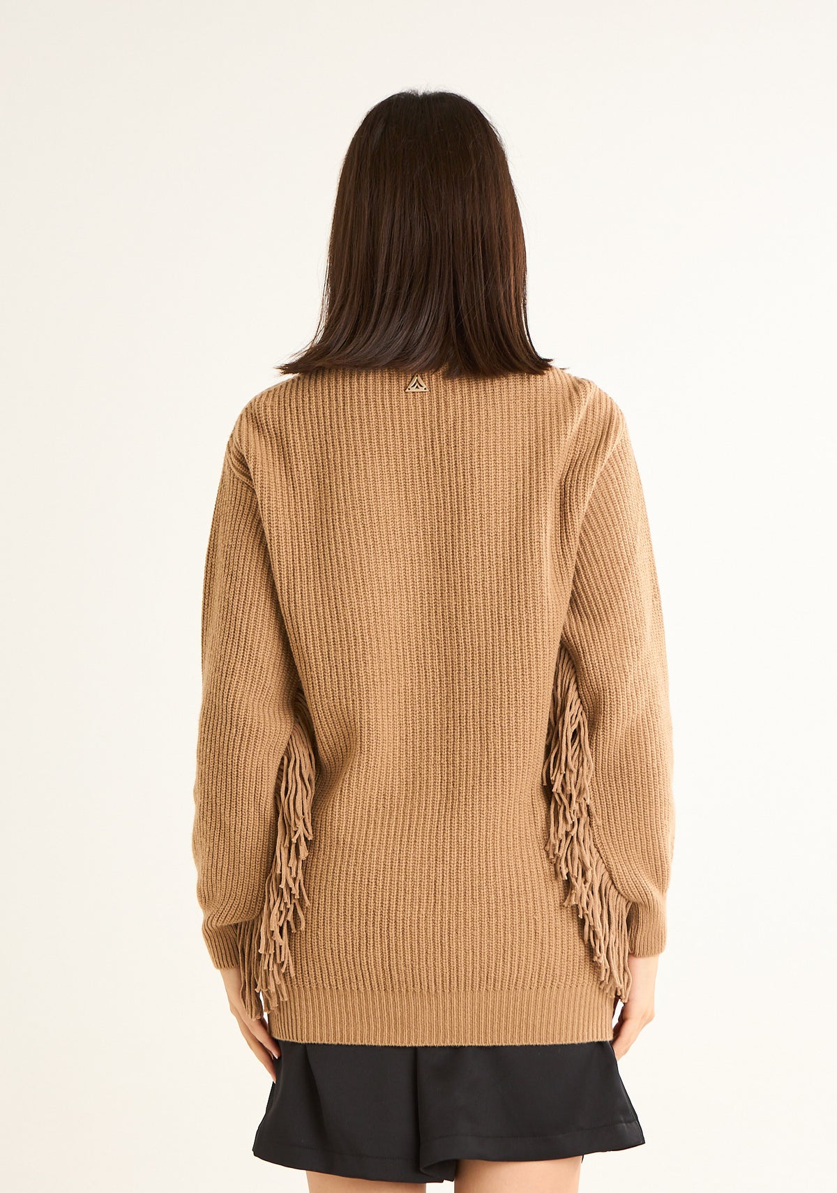 Cardigan con frange