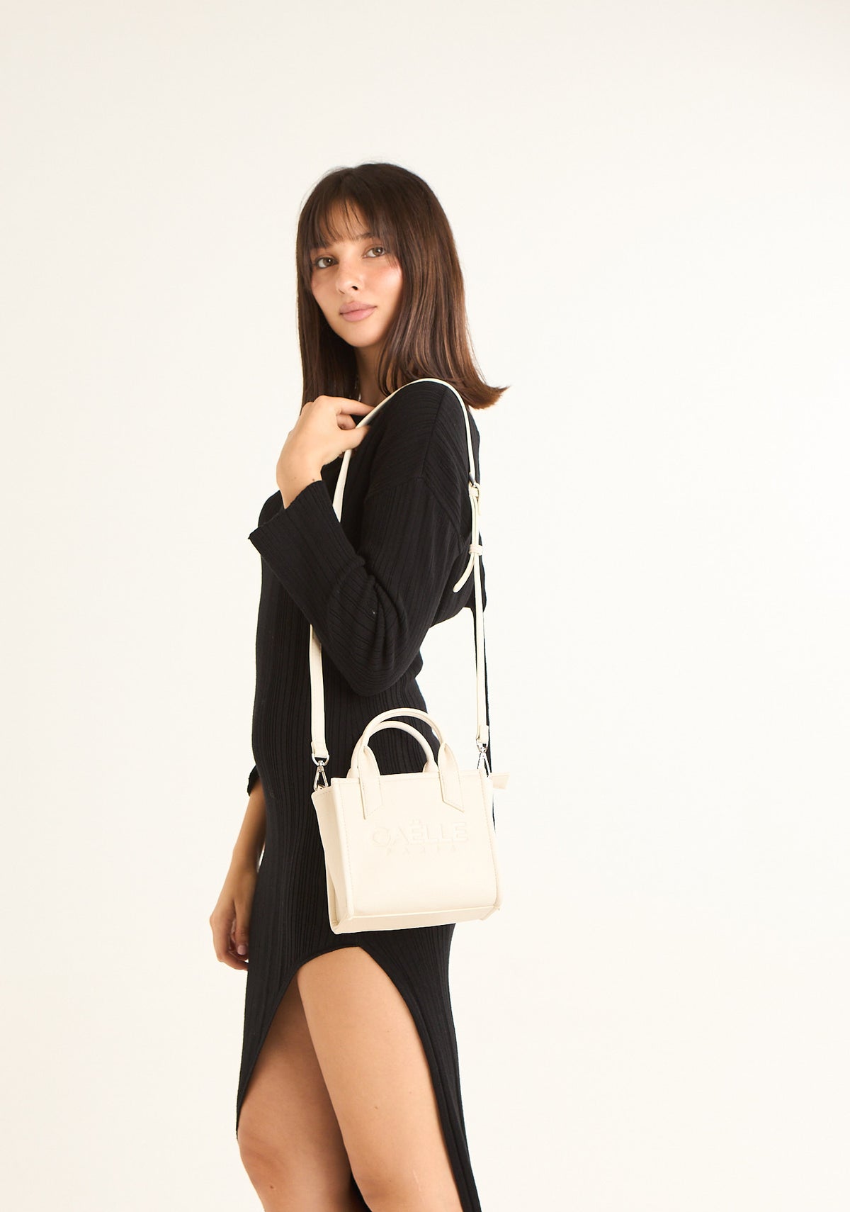 Borsa a mano con maxilogo
