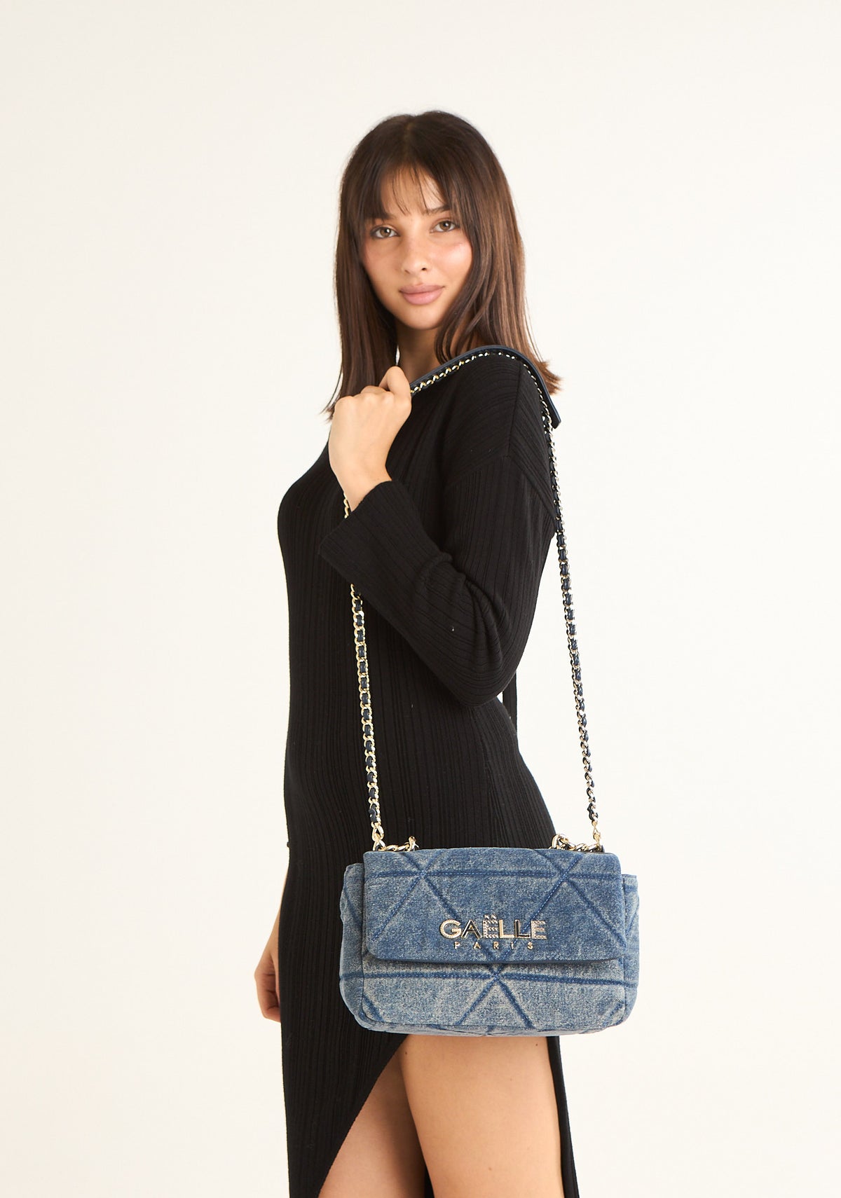 Borsa regular in denim