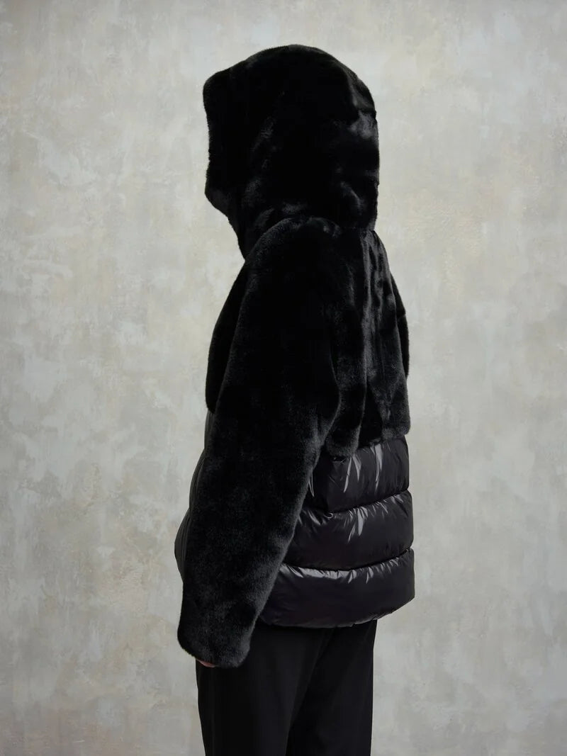 Piumino Fanevil con ecopelliccia