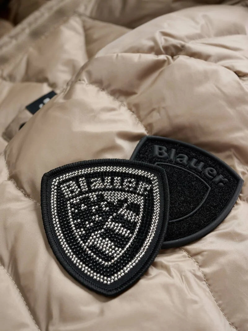 Piumino ad onde Camelia