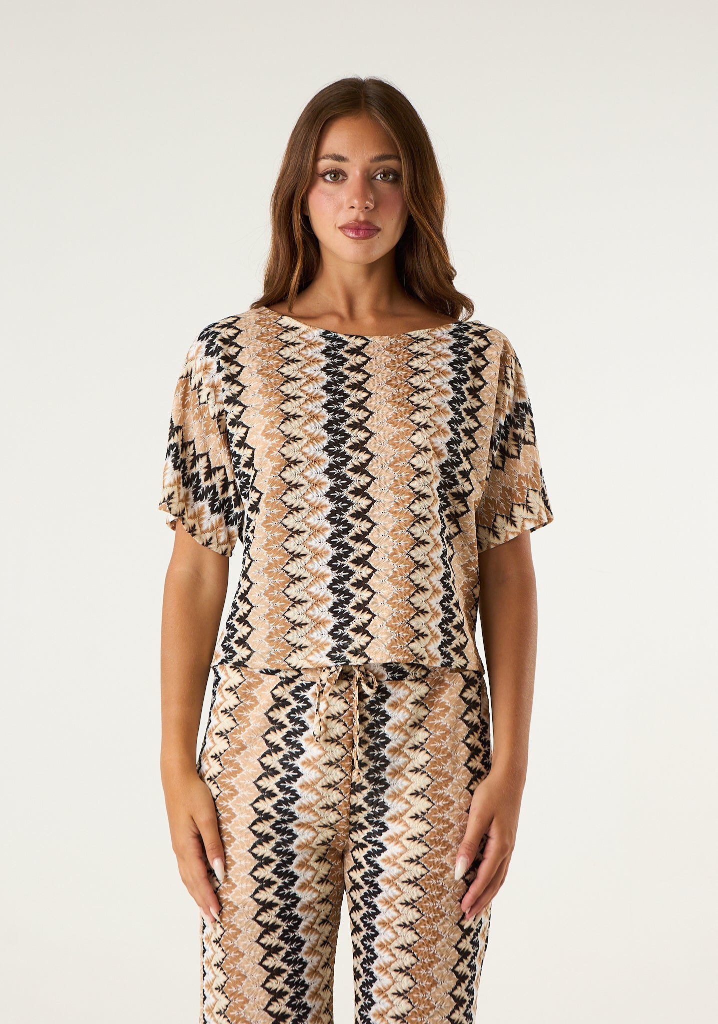 Maglia a motivo chevron