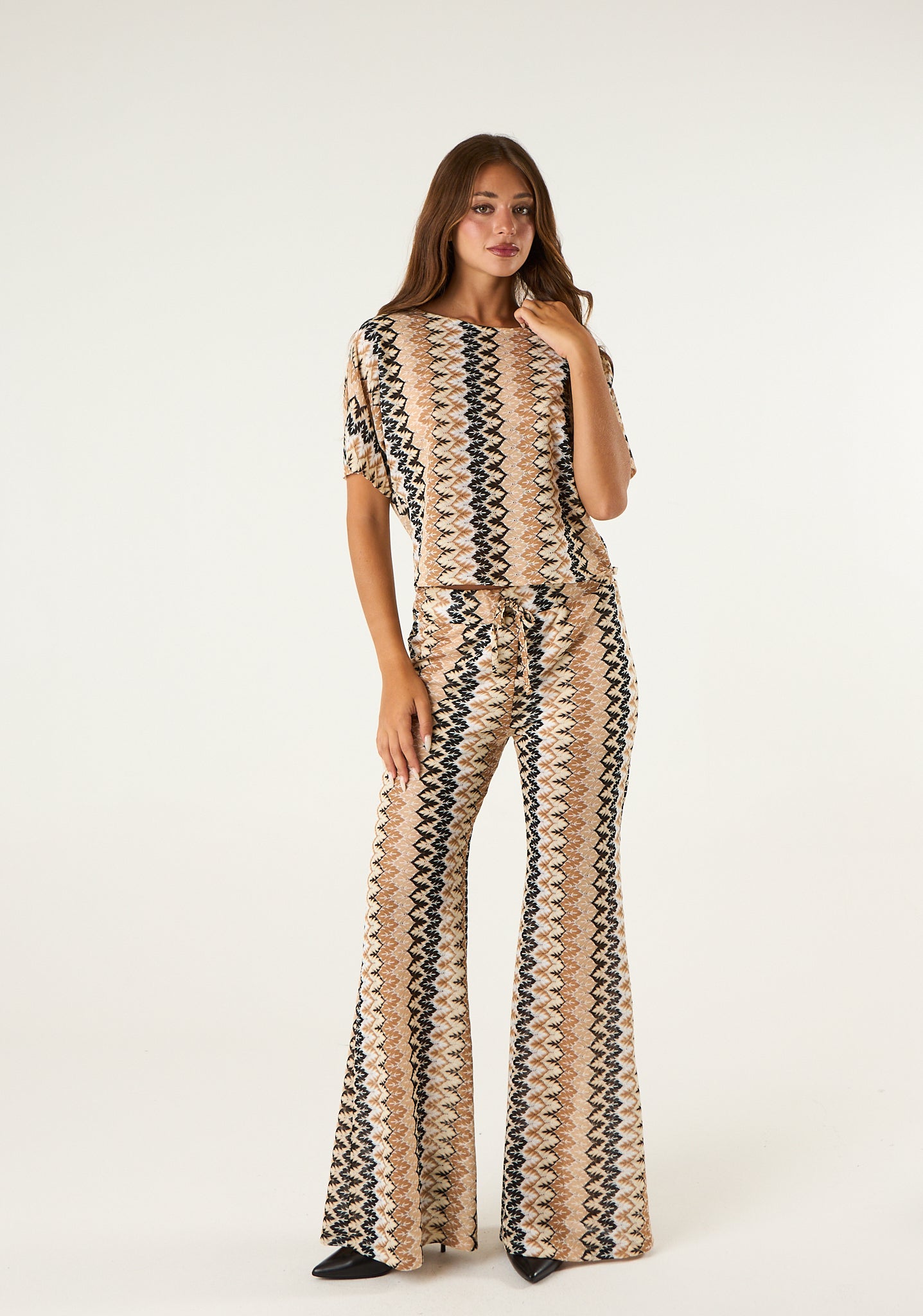 Maglia a motivo chevron