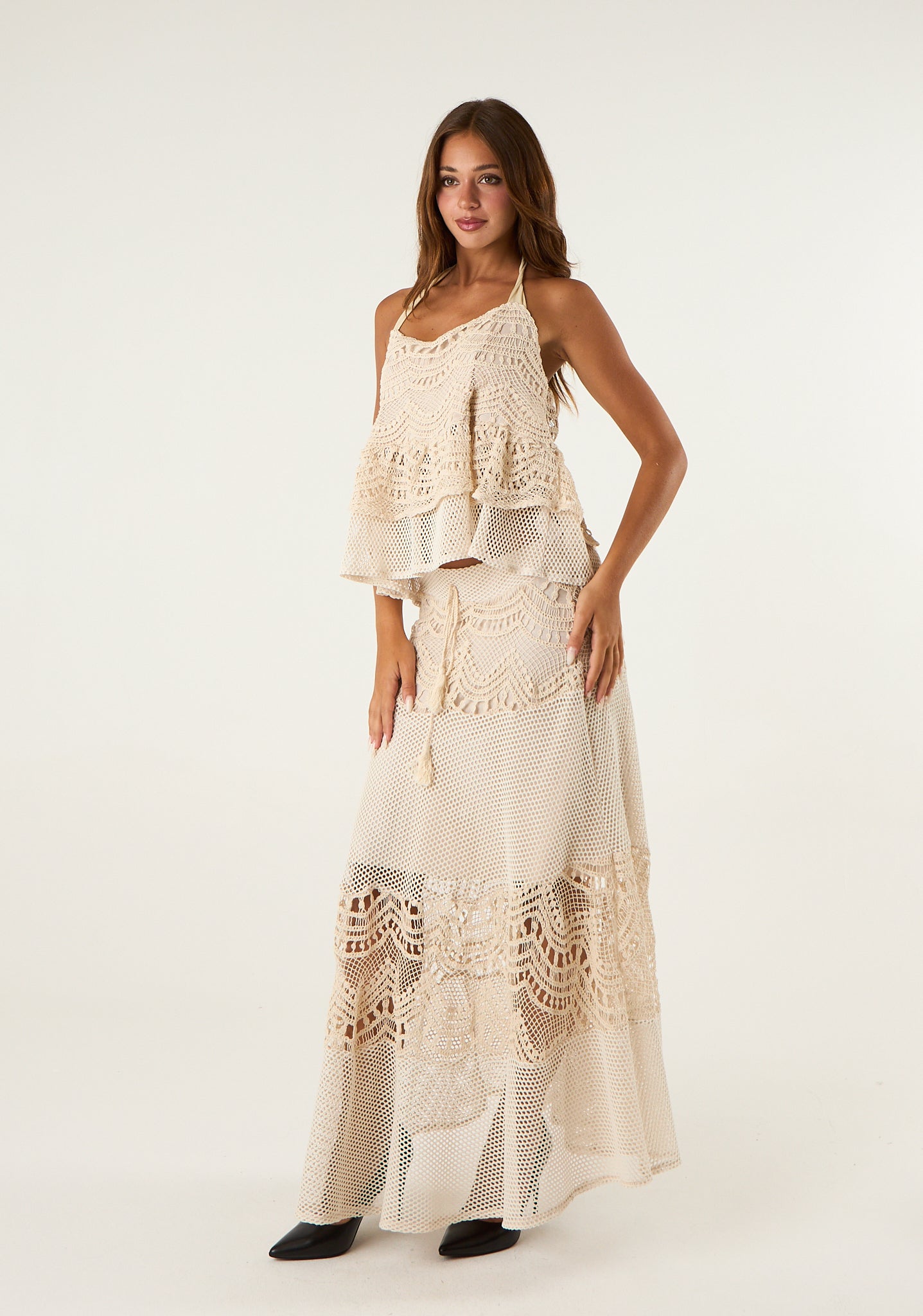 Top in macramè