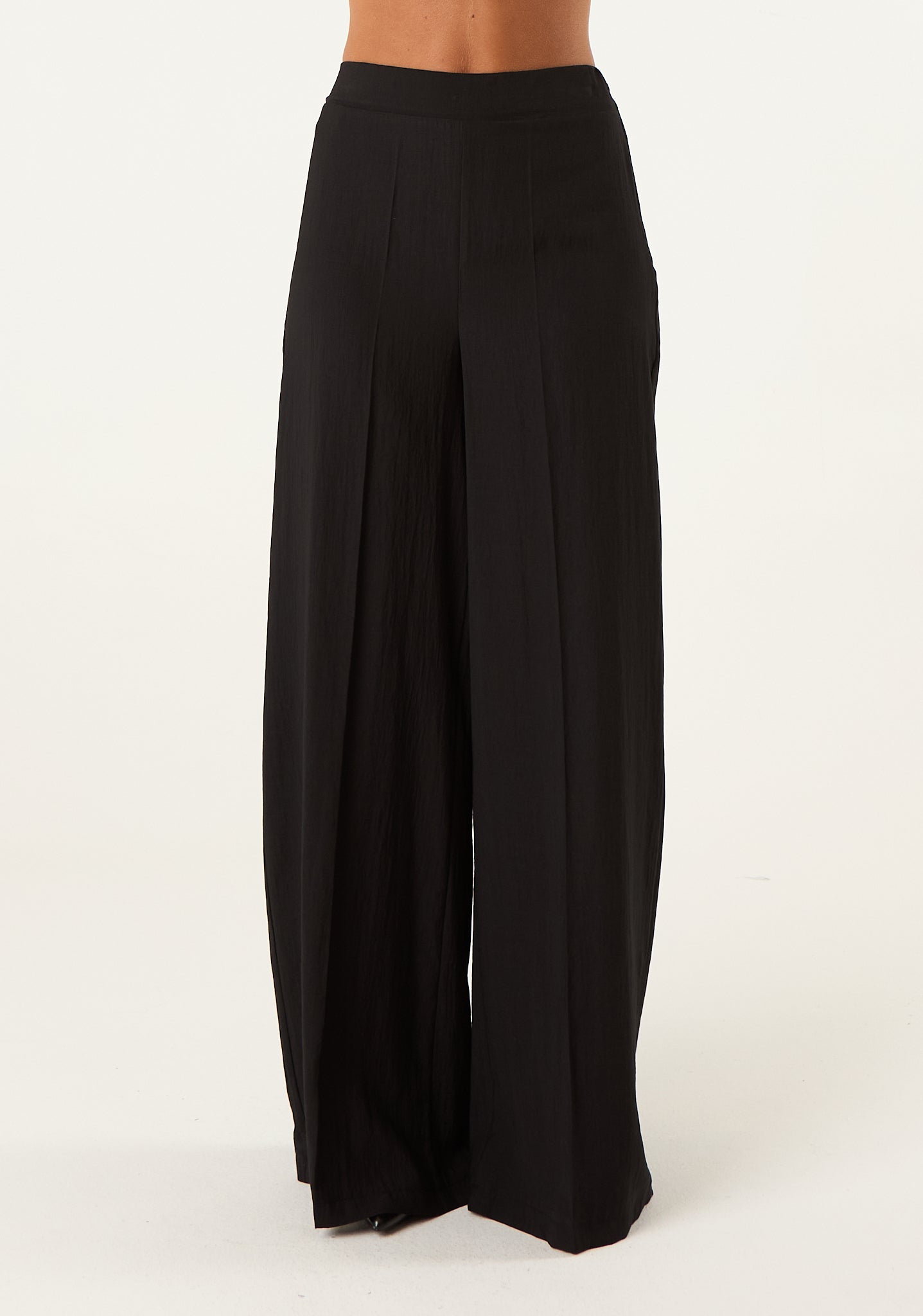 Pantalone palazzo in seta lavata