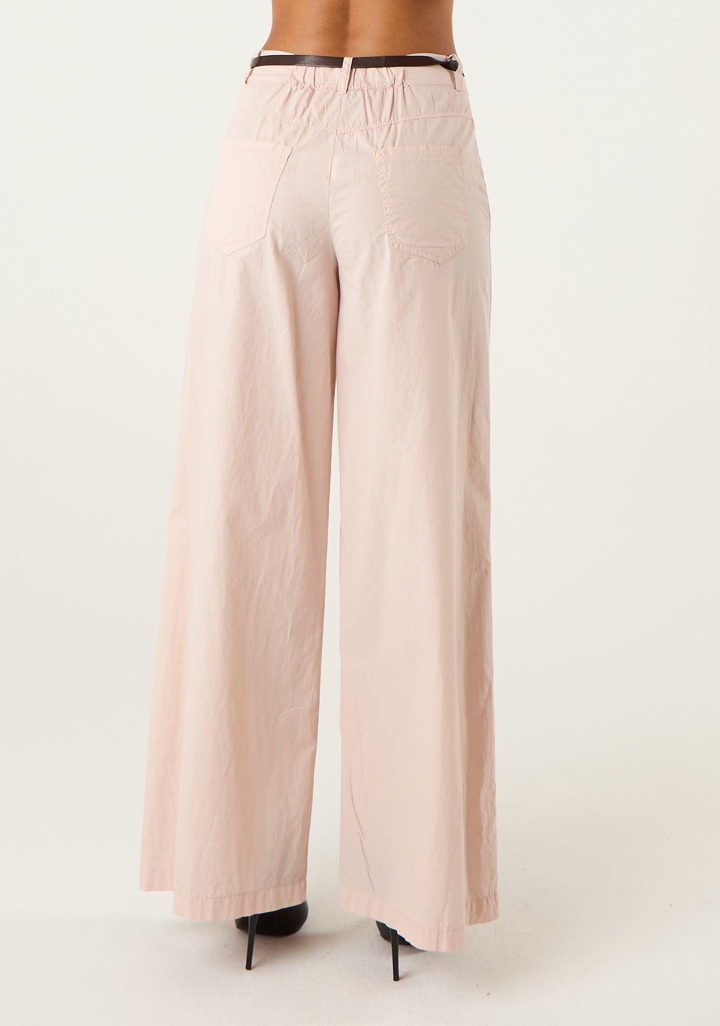 Pantalone palazzo in cotone morbido