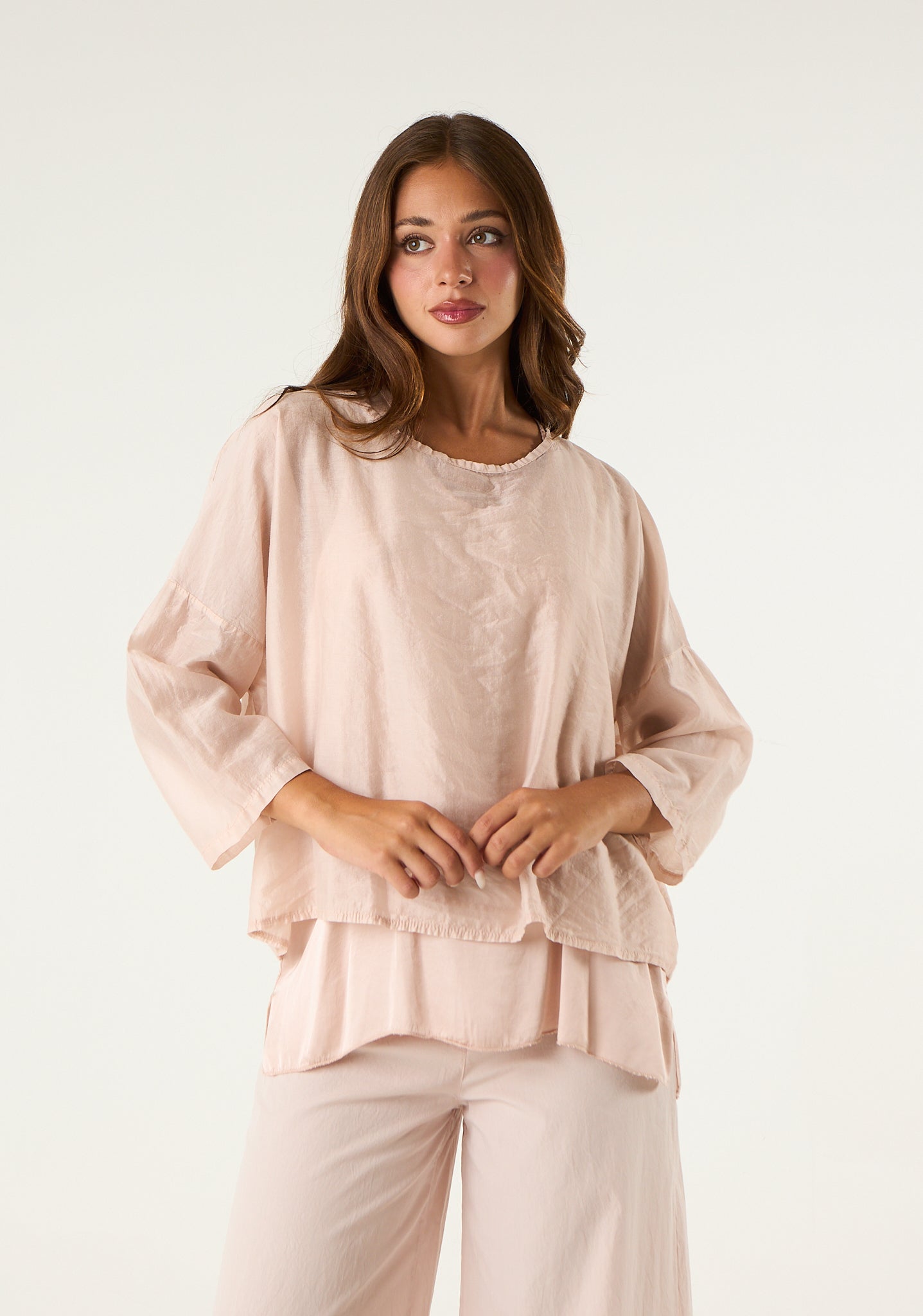 Maglia in look doppiato