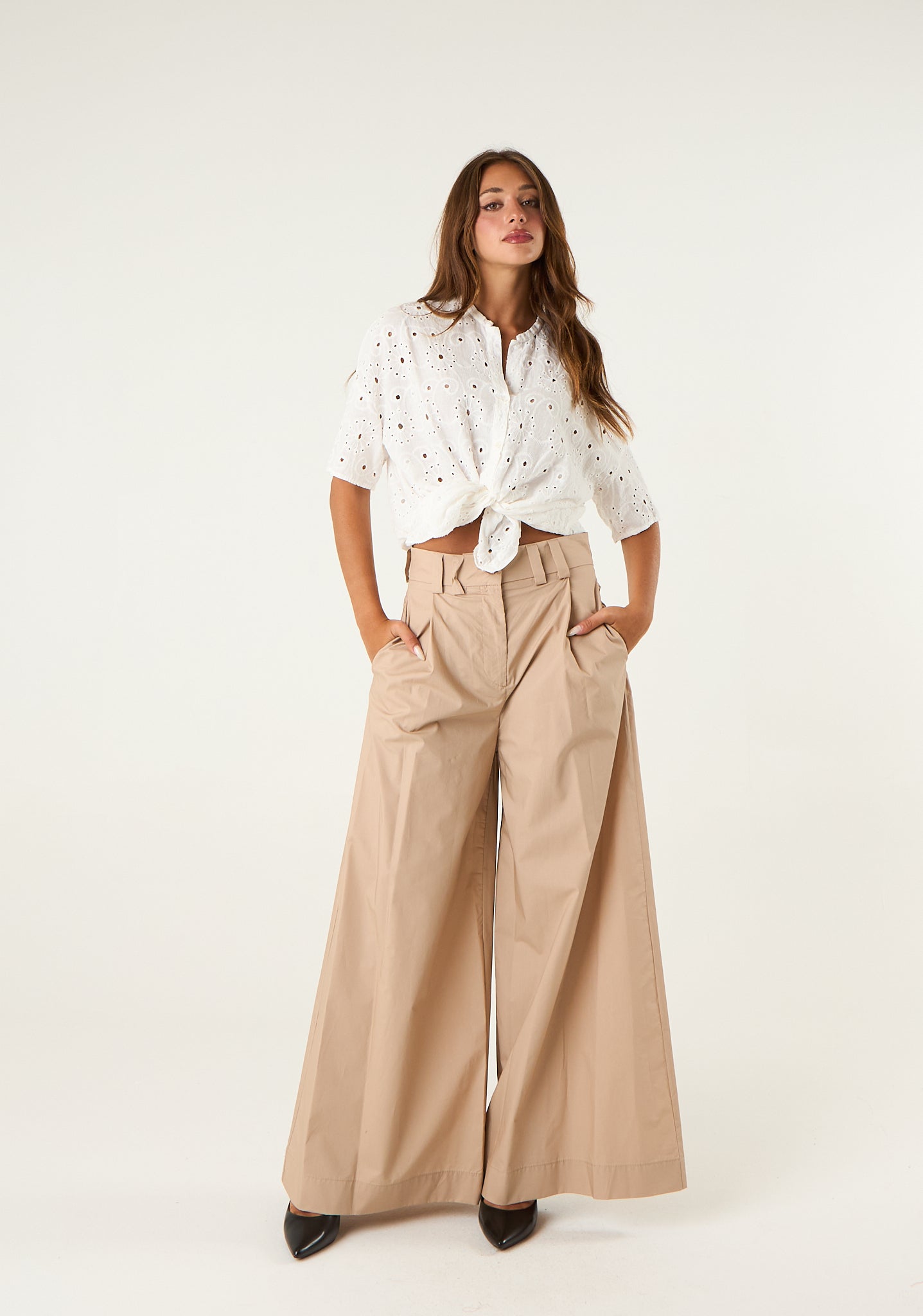 Pantalone a zampa d'elefante