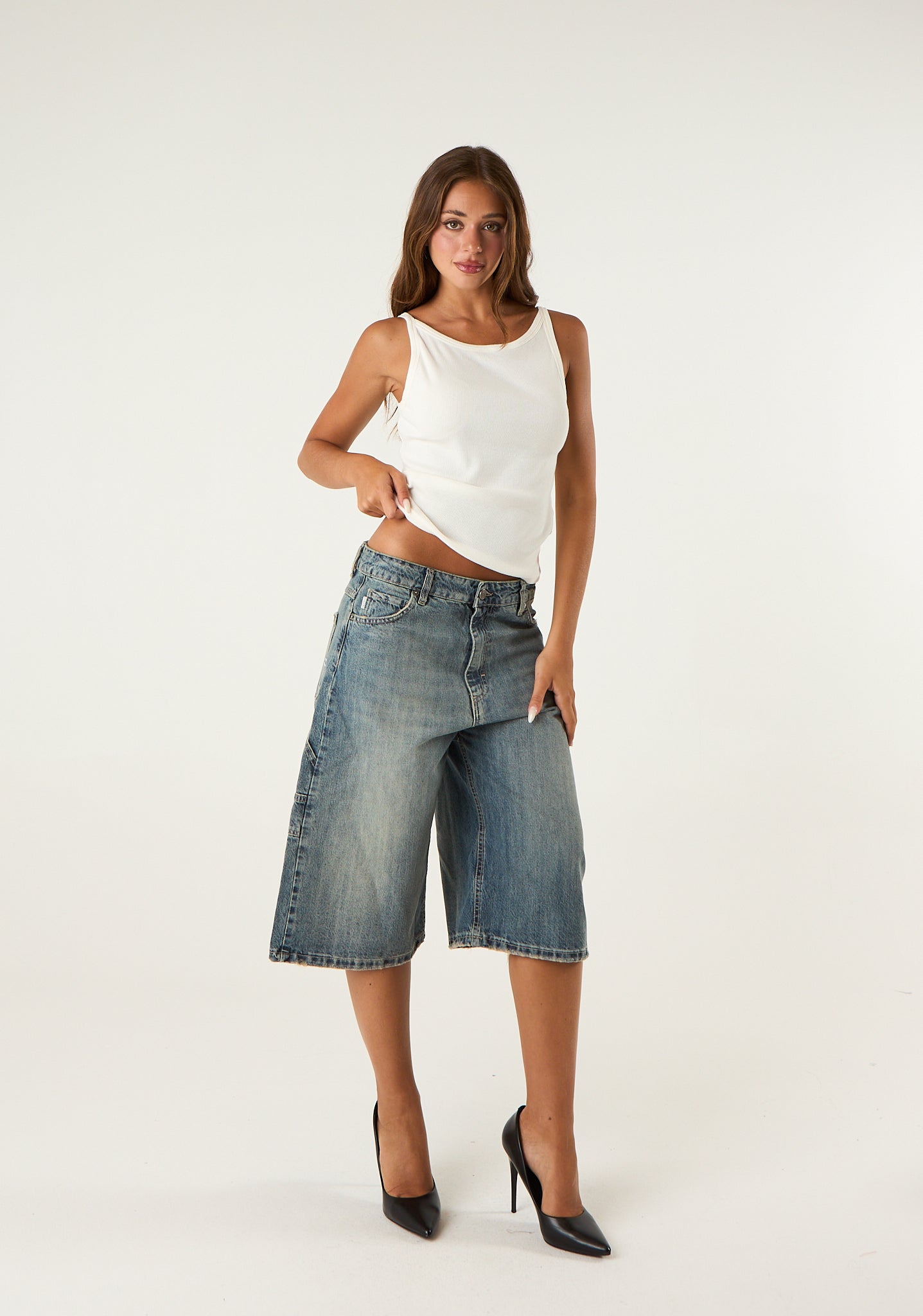Bermuda di jeans
