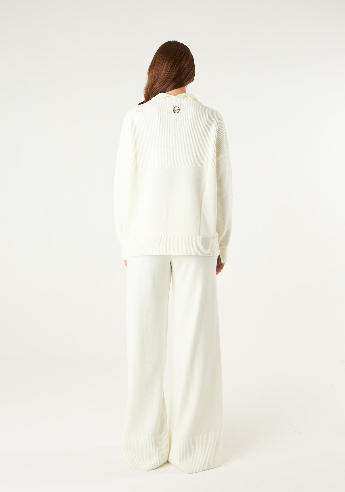 Pullover in maglia rasata