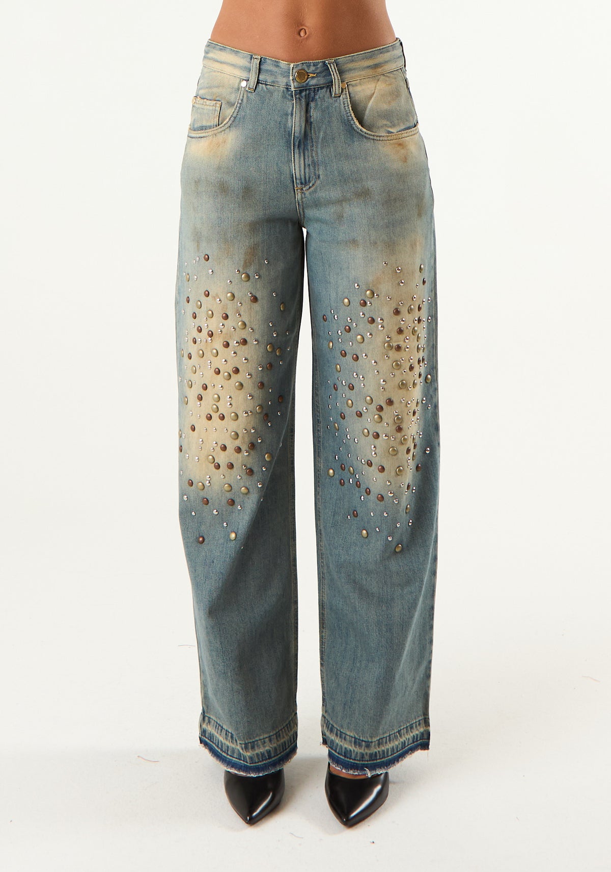 Jeans used low waist