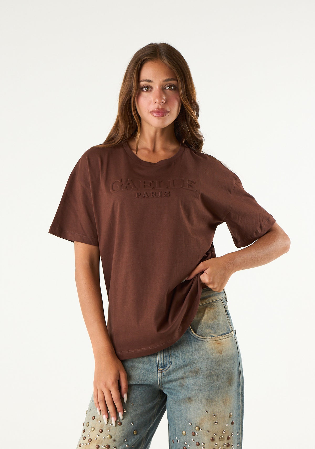 T-shirt con logo 3D