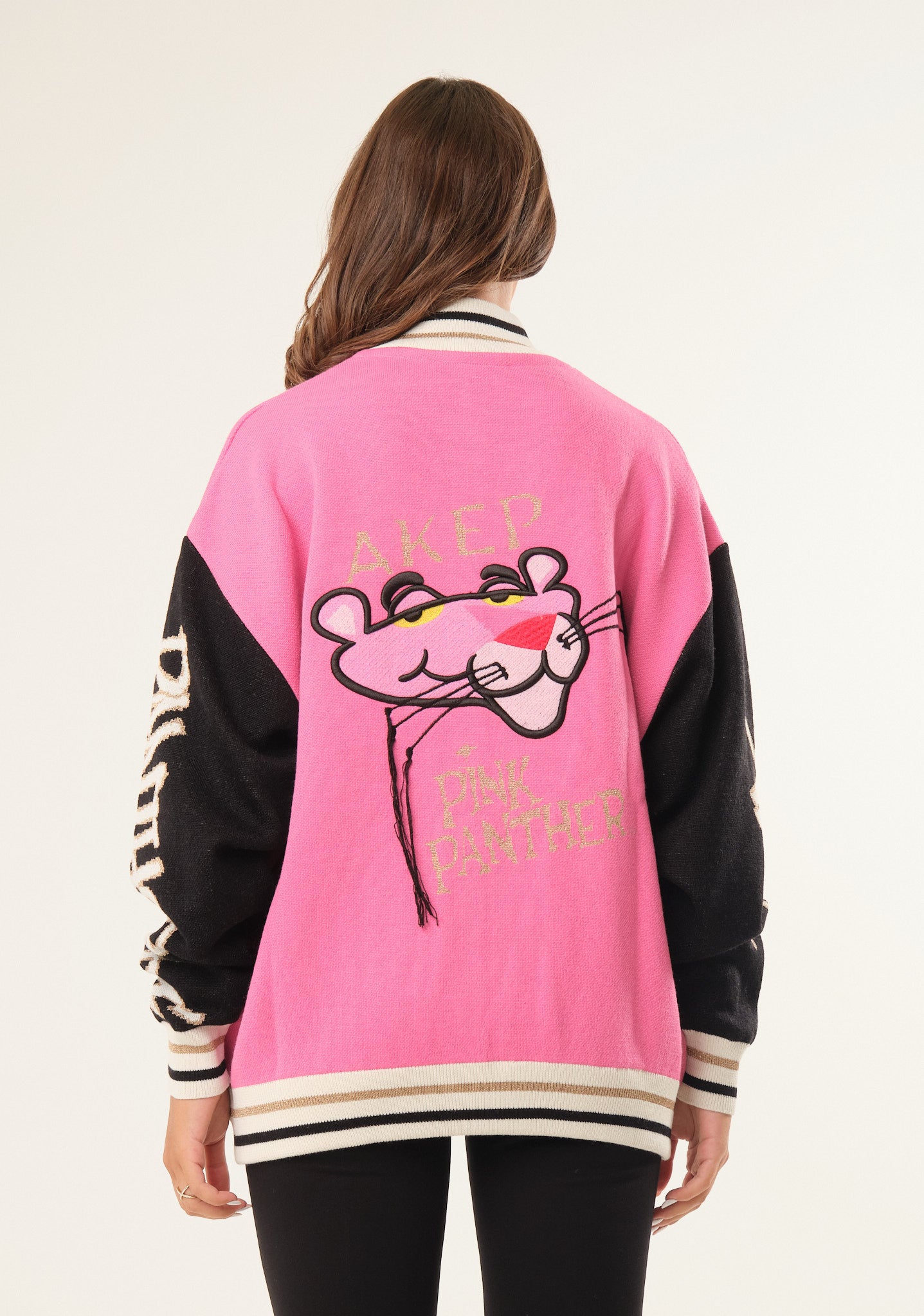 Bomber in jacquard piquet