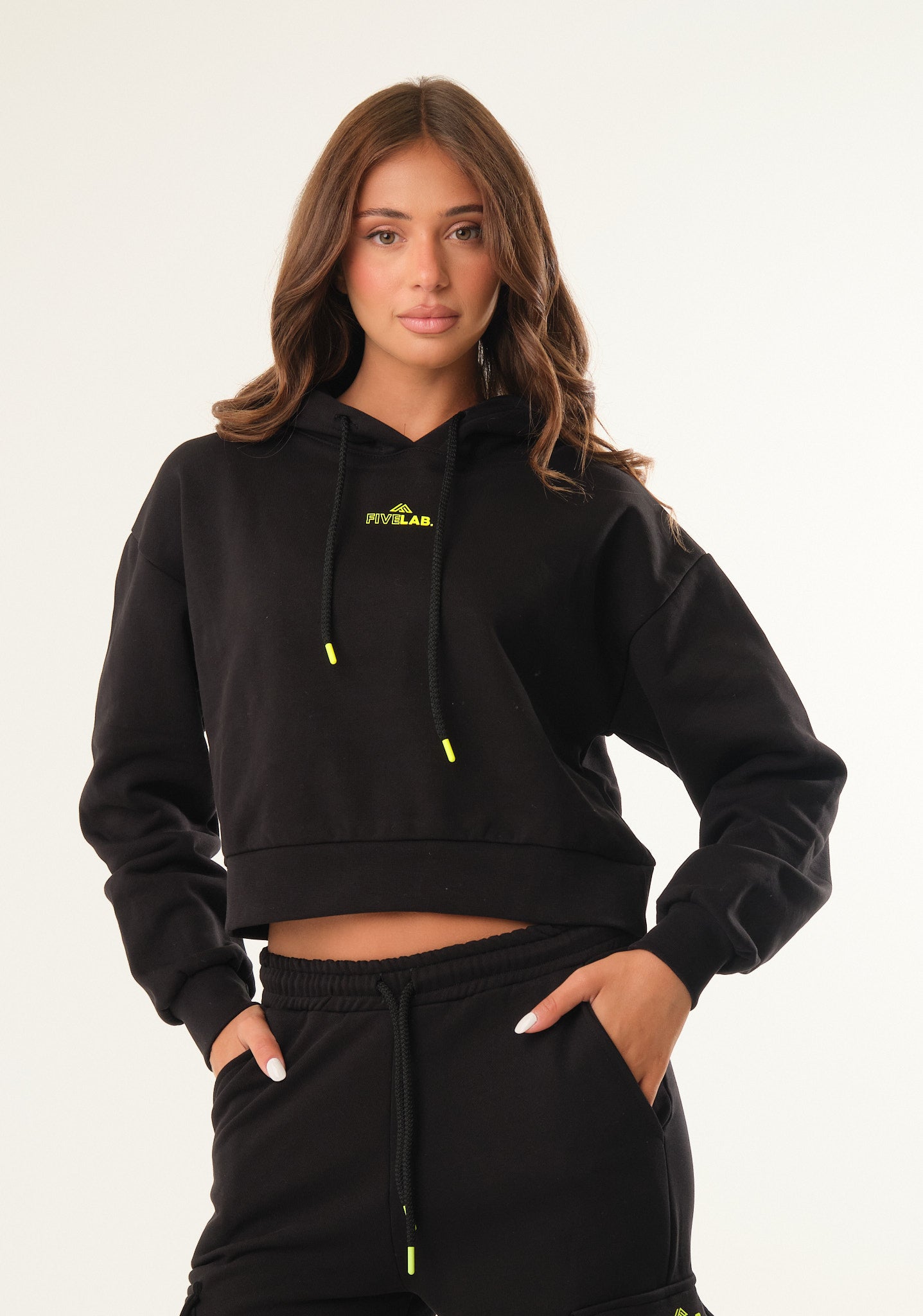 Felpa crop basic