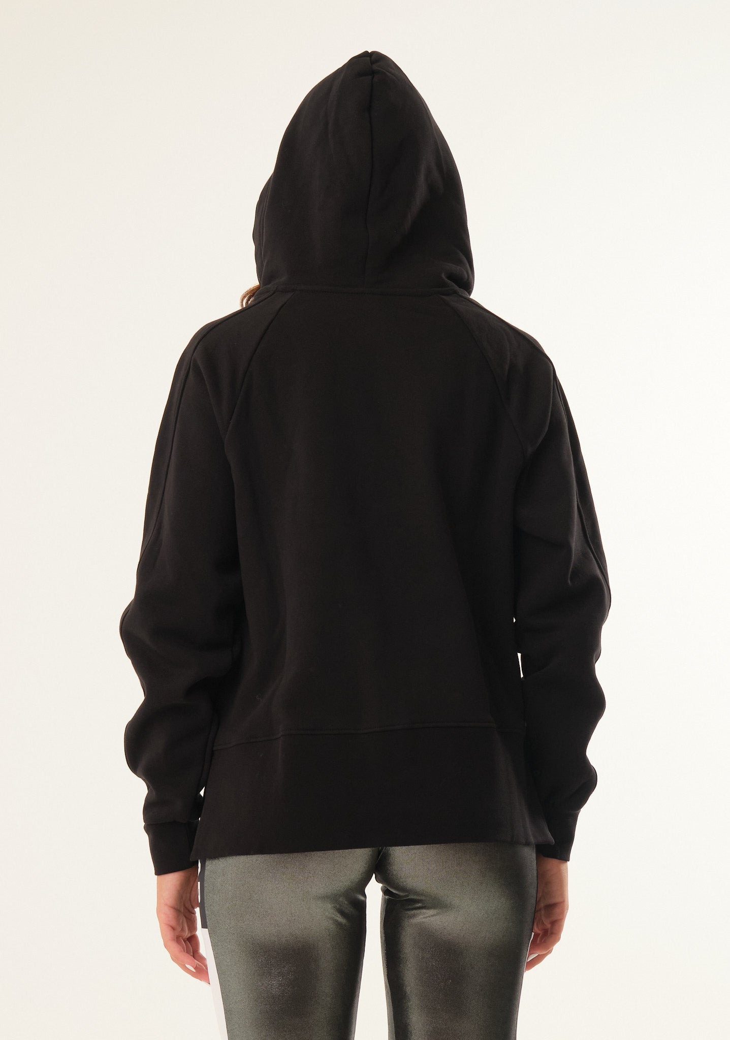 Felpa con zip centrale
