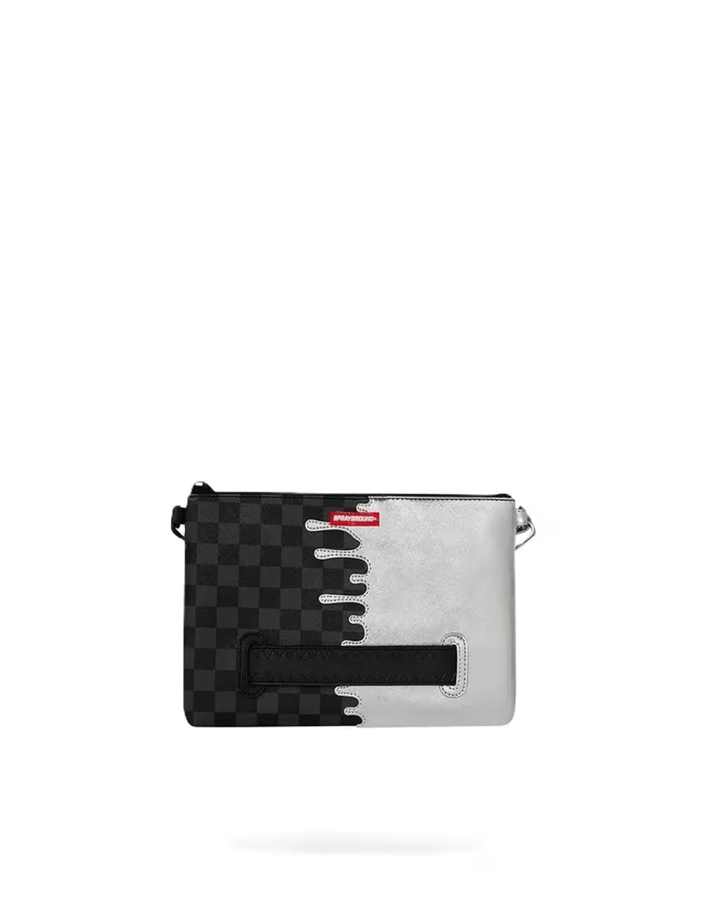 Pochette Side Drip Black Check