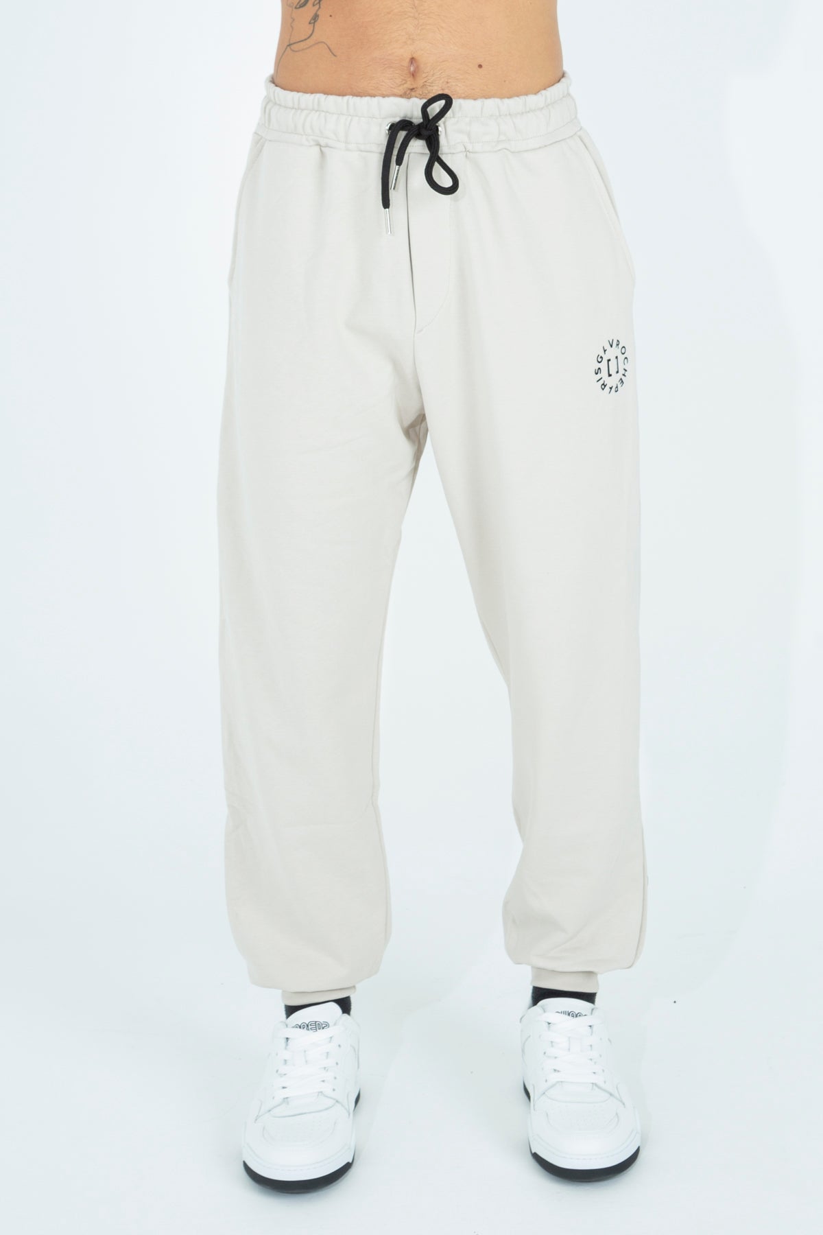 Tracksuit trousers with round logo