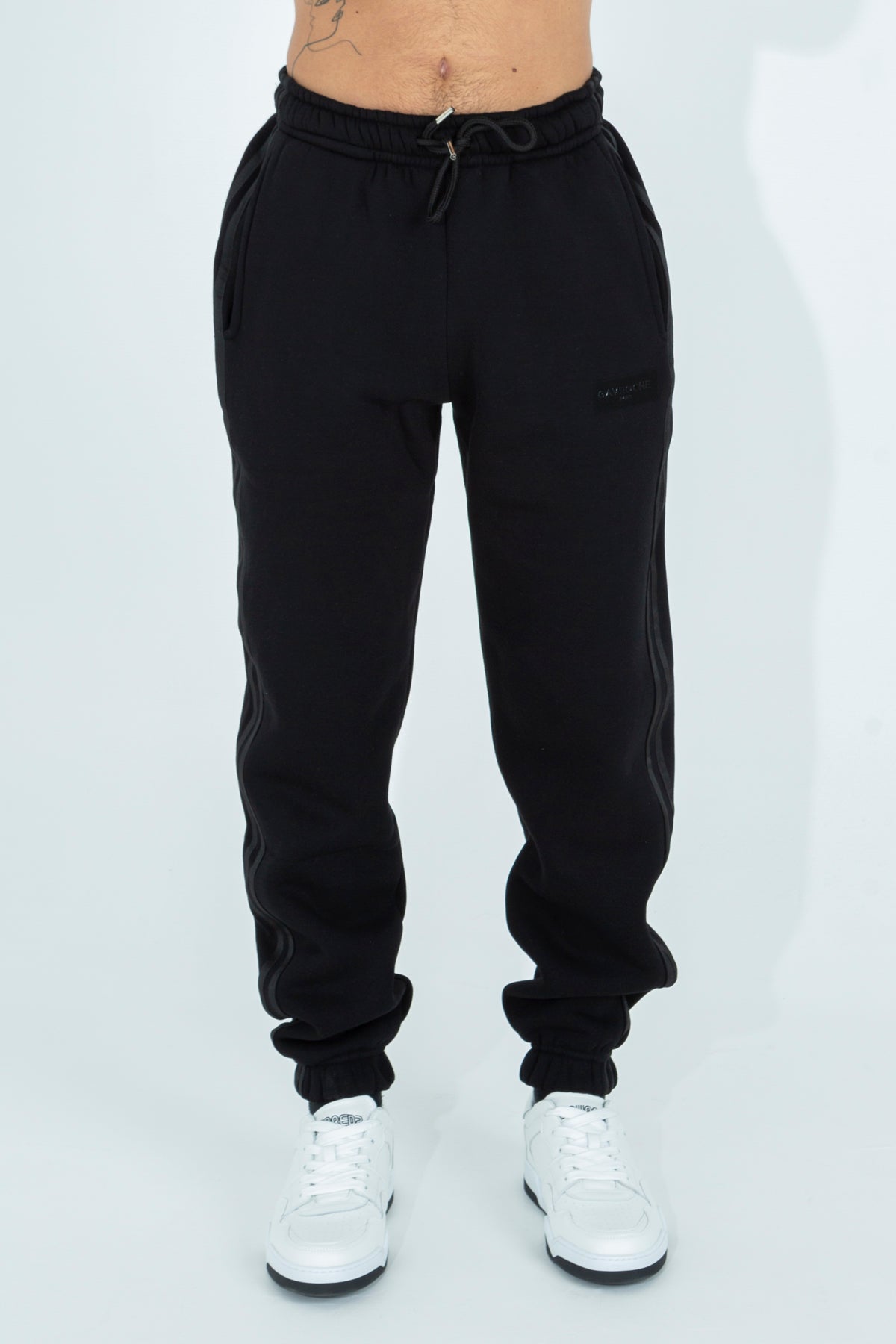 Tracksuit trousers with side stripes