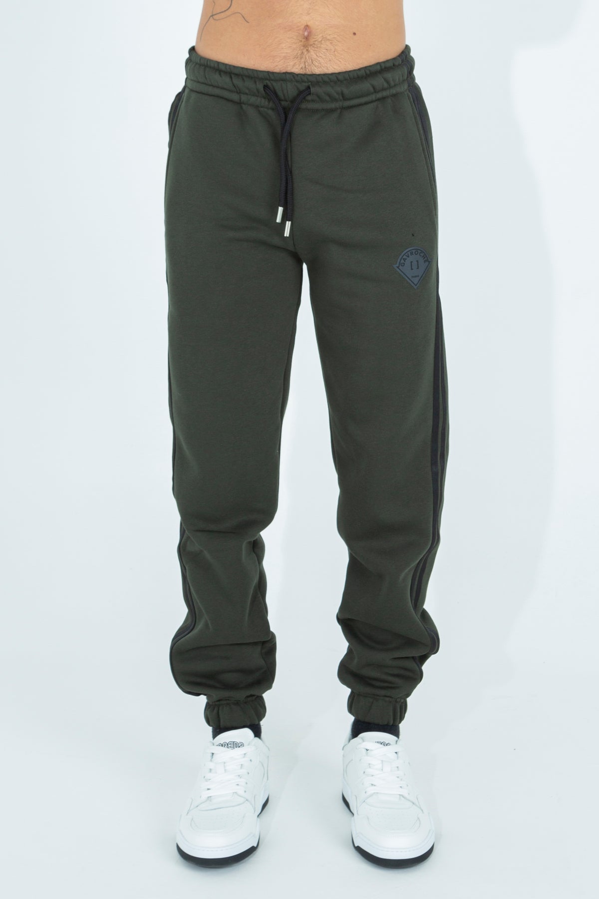 Tracksuit trousers with side stripes