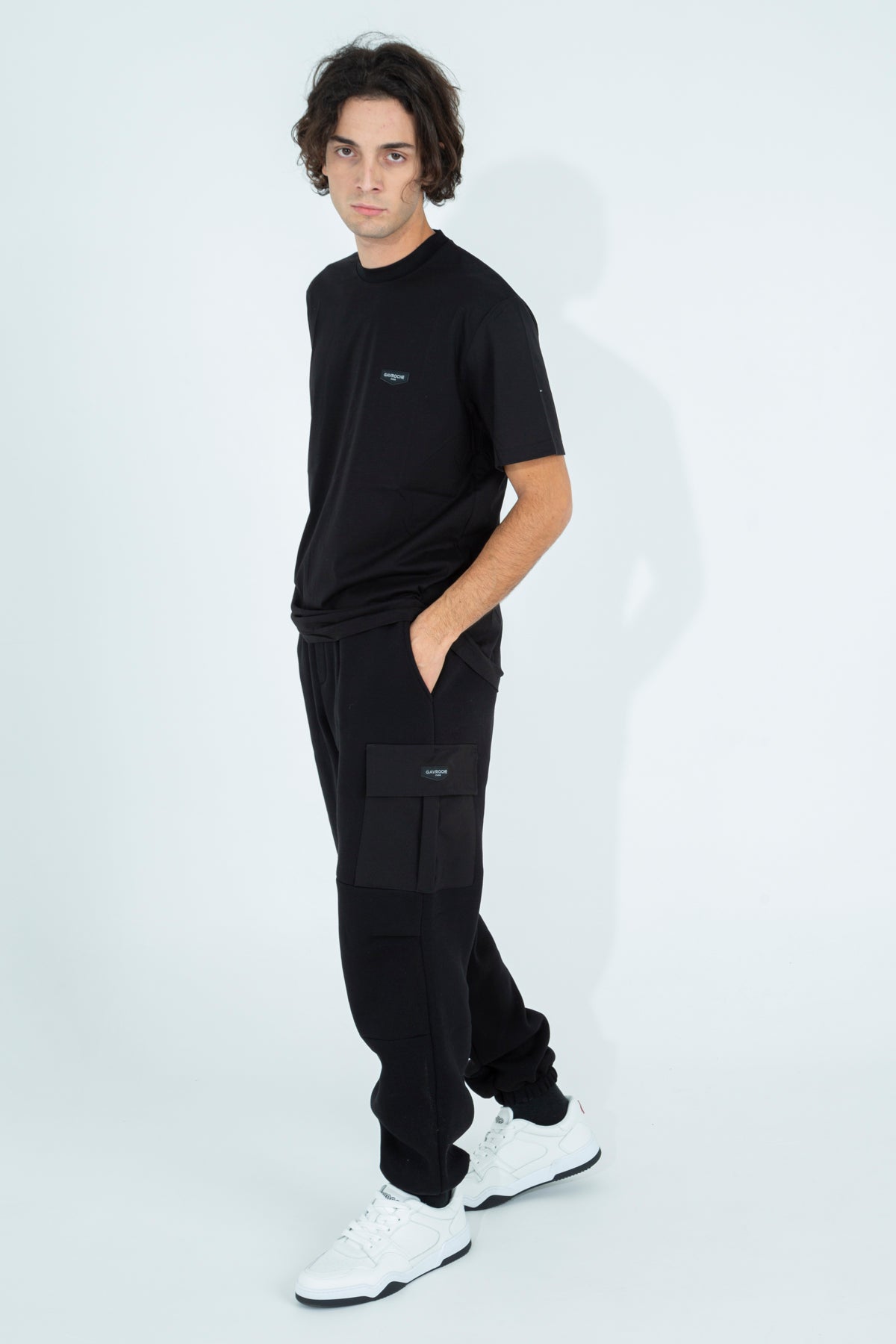Cargo tracksuit pants with pocket detail